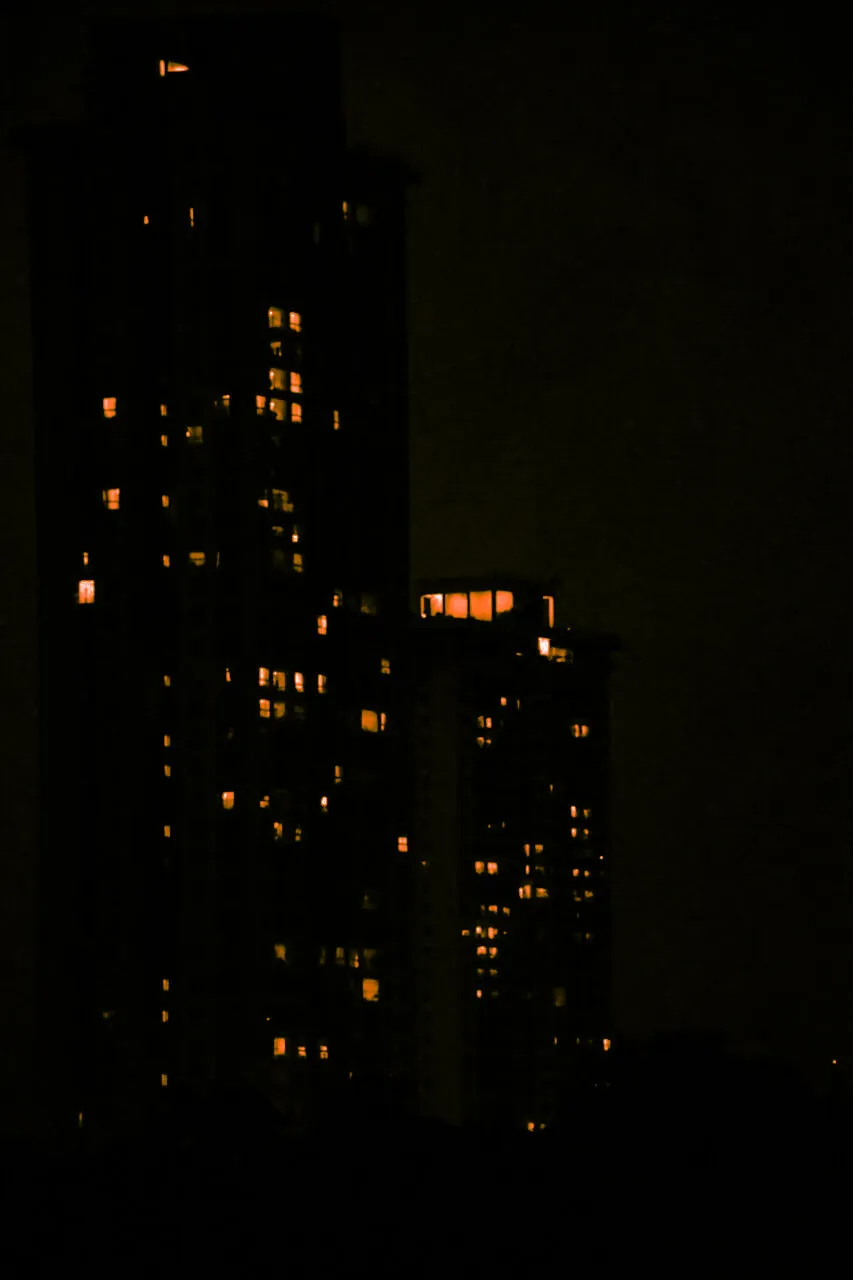 ...Nights are dark but art colors it...