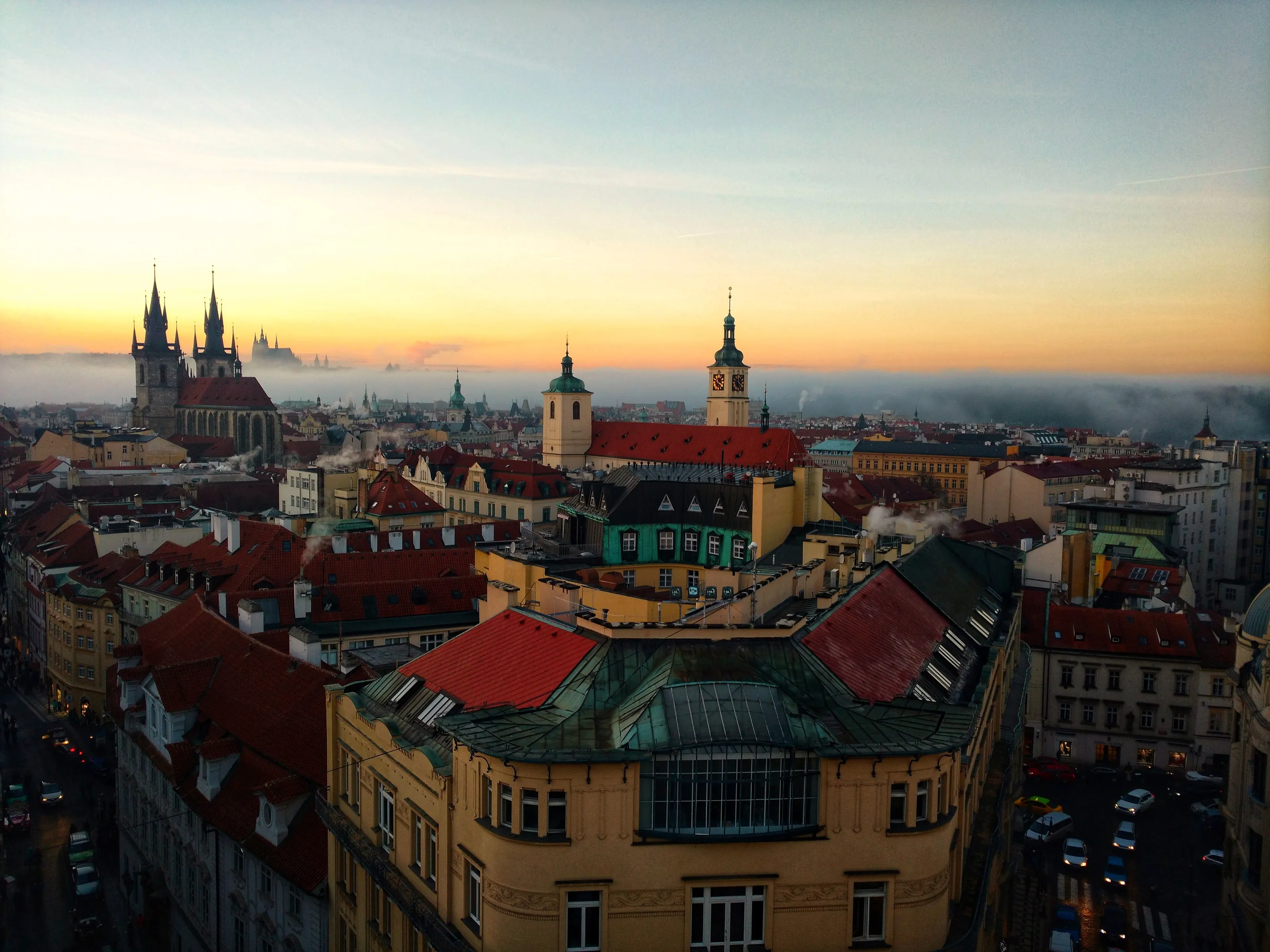 Misty morning in Praha