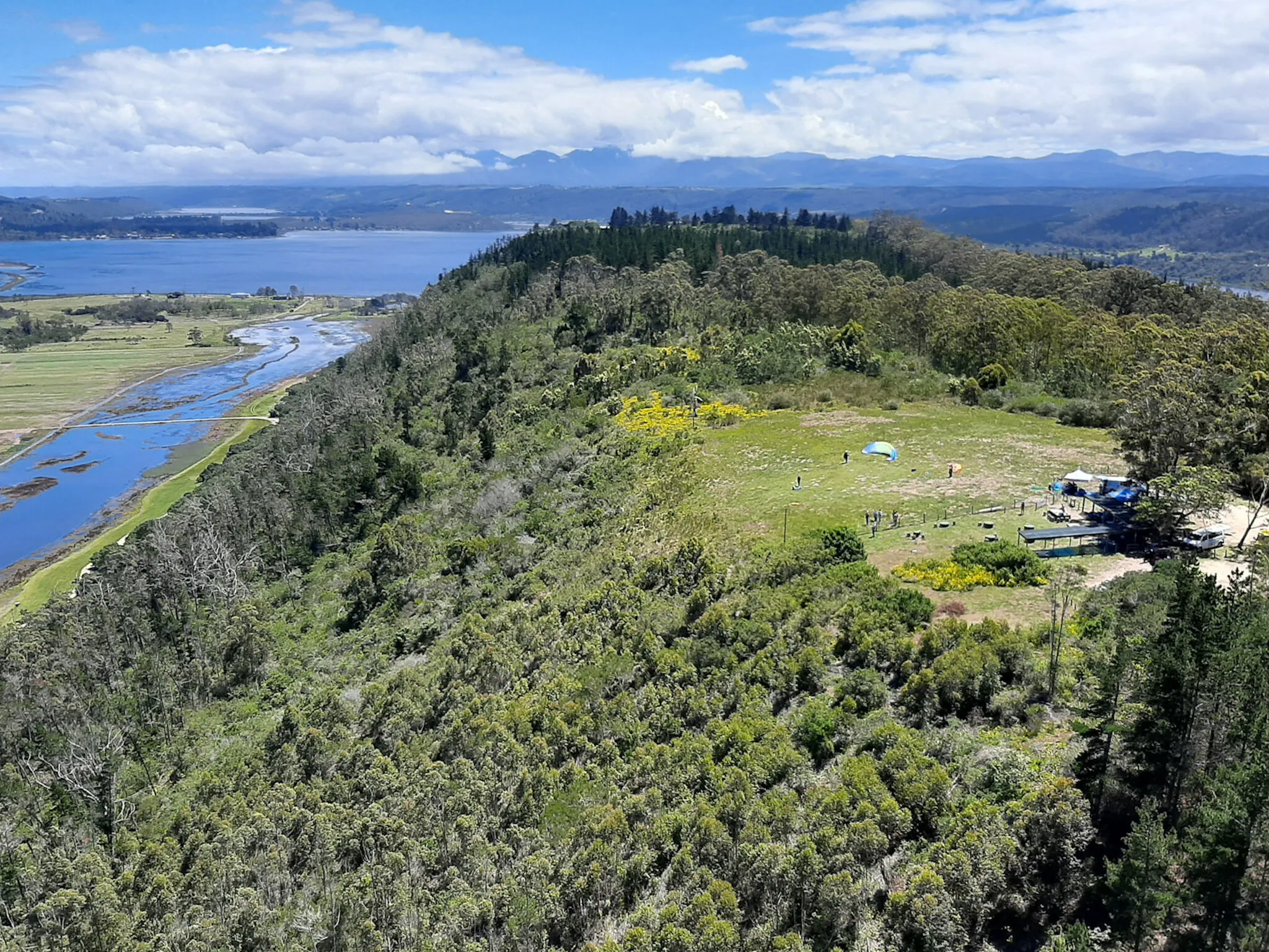 Paragliding landing