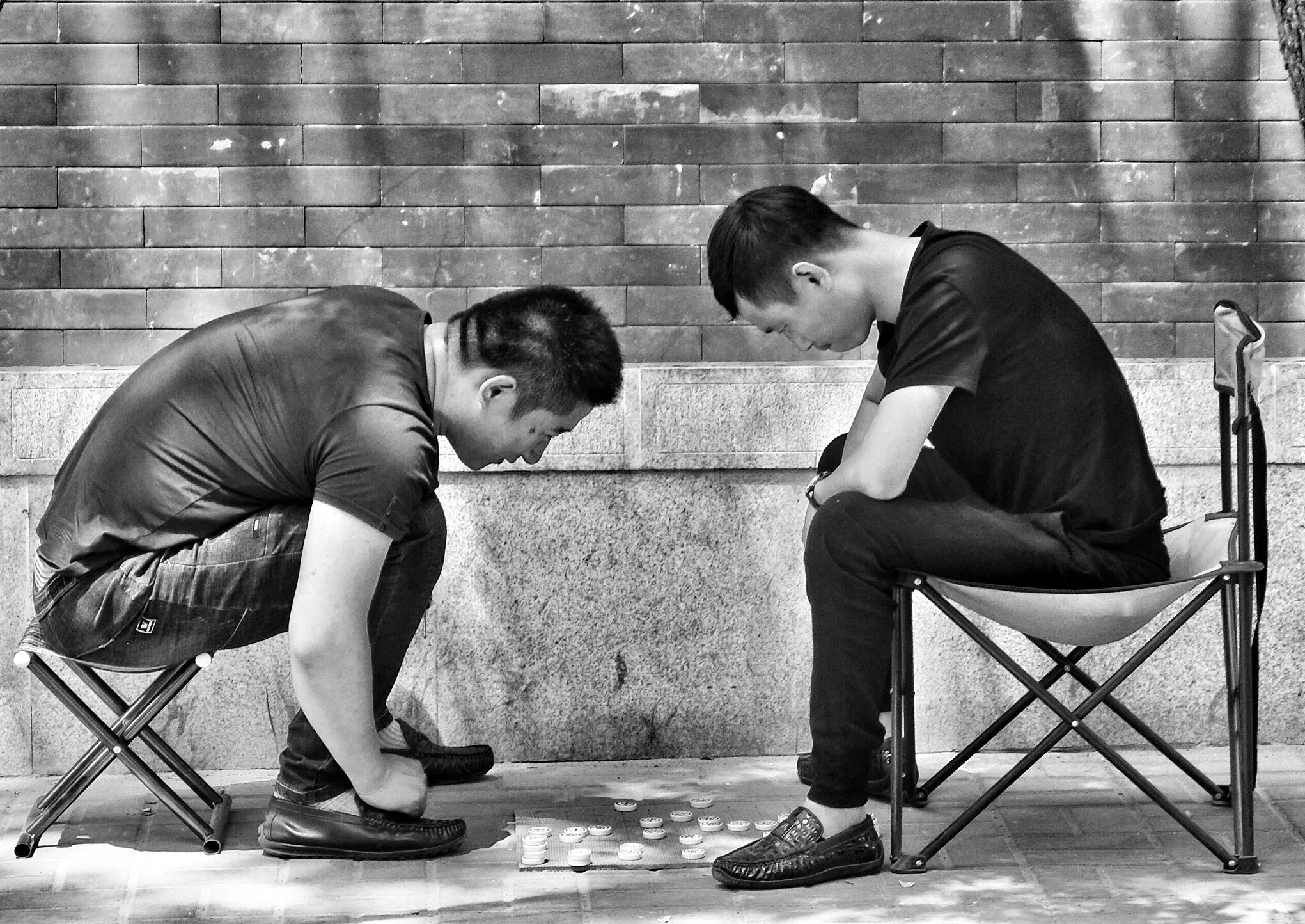 Bejing mahjong players