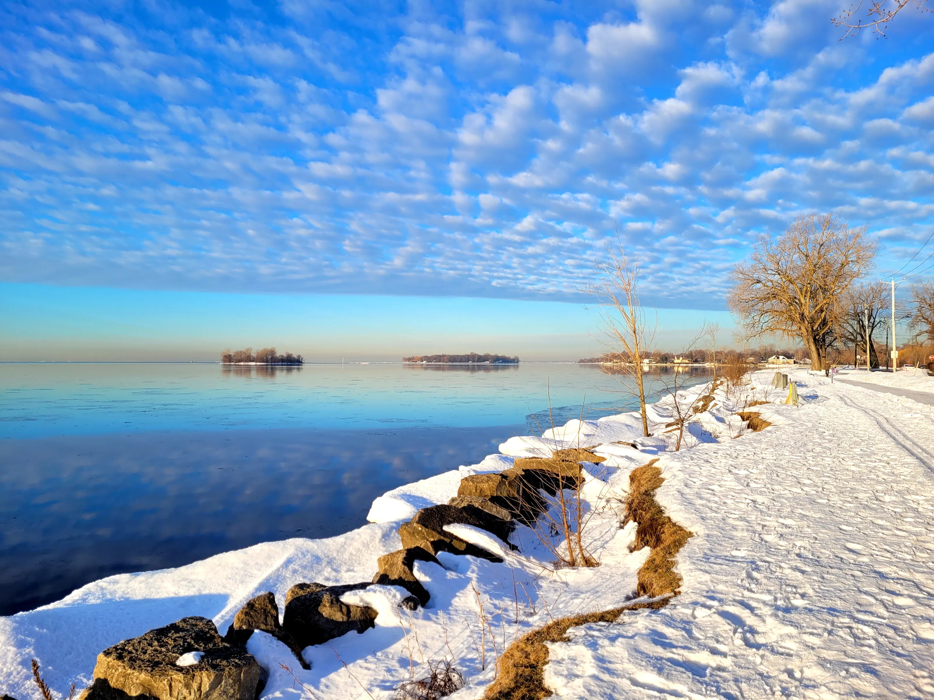 From Lachine towards Dorval
