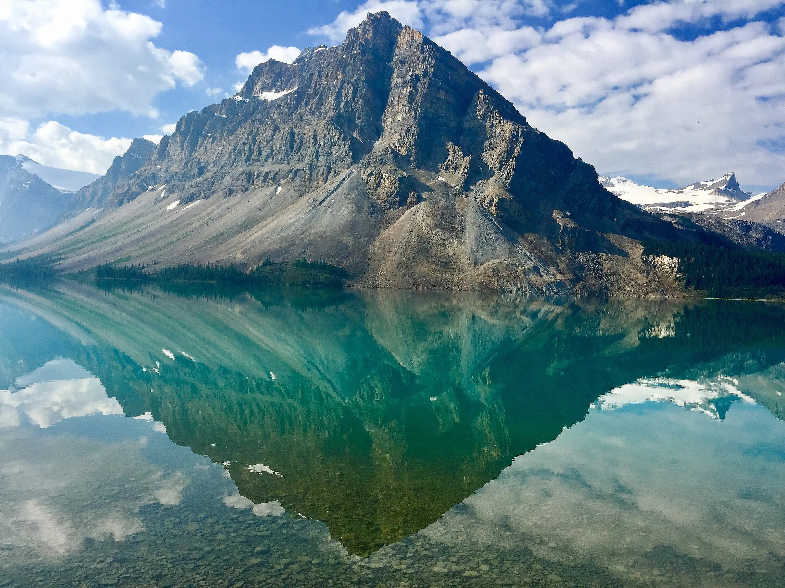 Beautiful Bow Lake Reflections