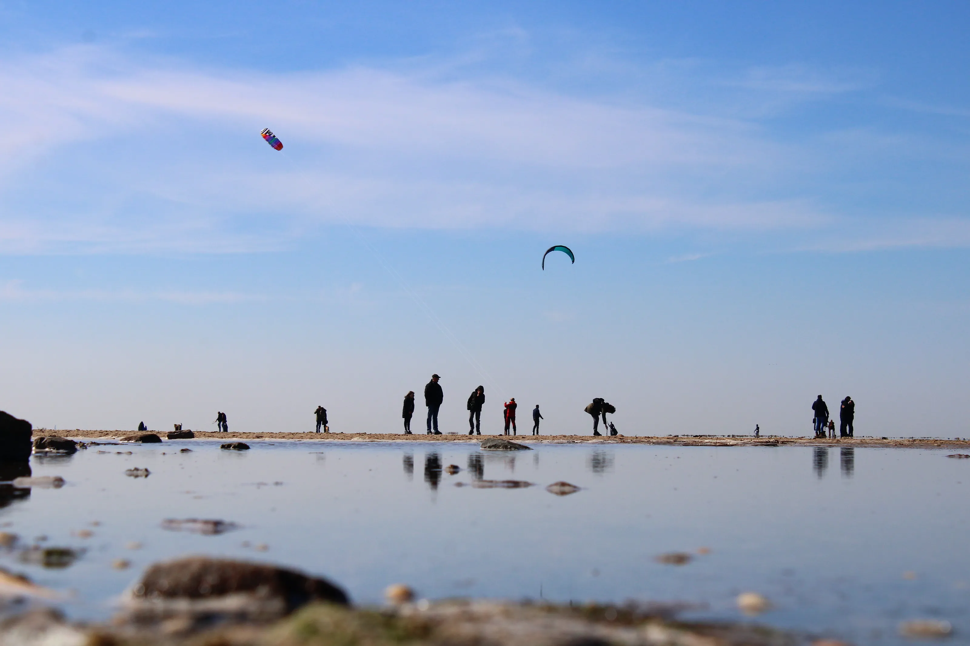 People at the beach