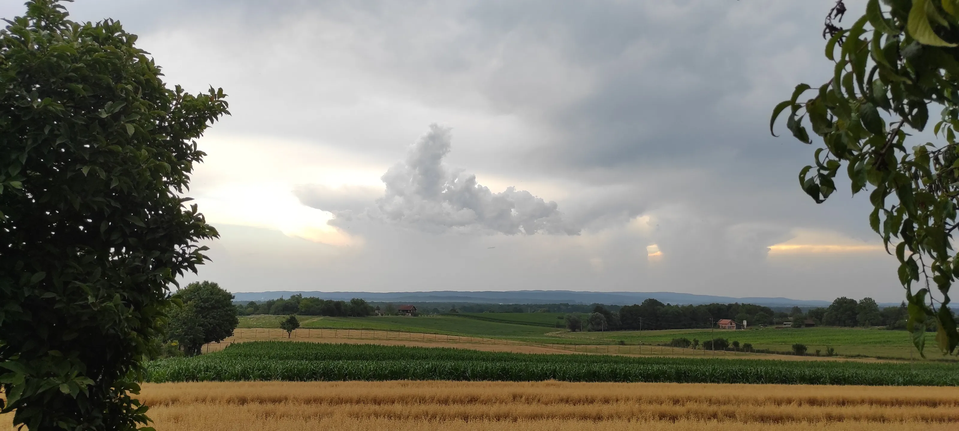 clouds over Moslavina mountain