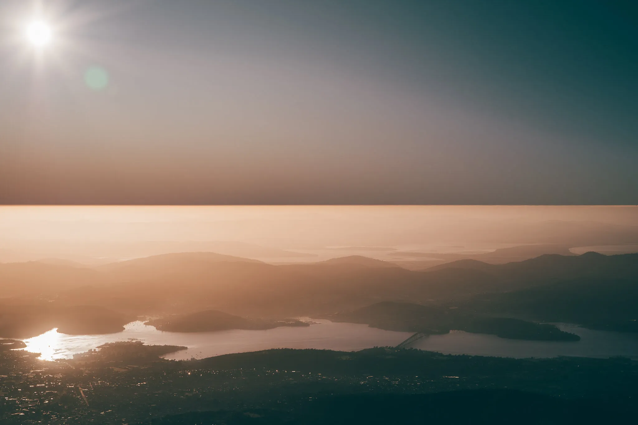 Above the atmosphere