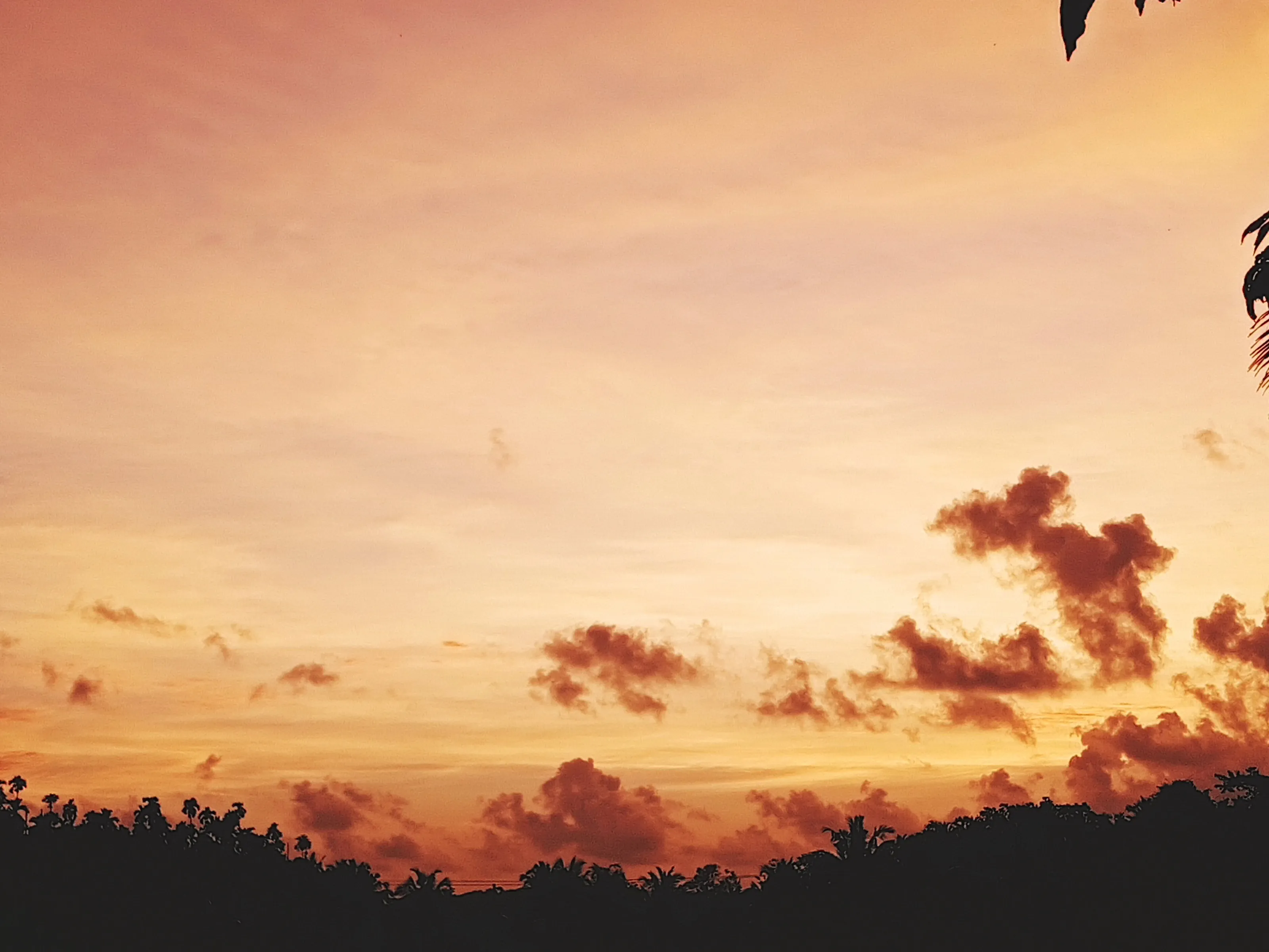 red sky