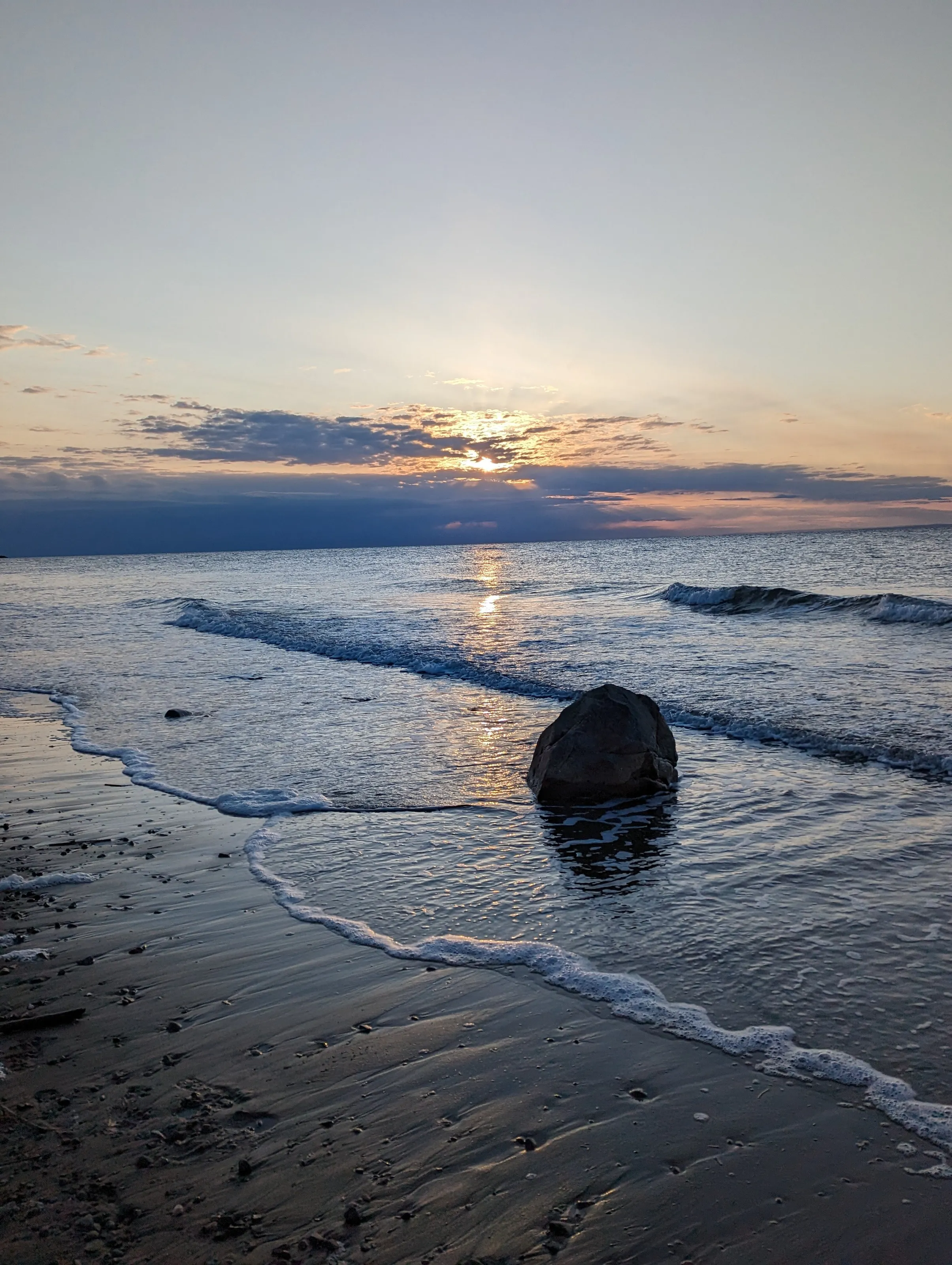 Lowtide at sunset