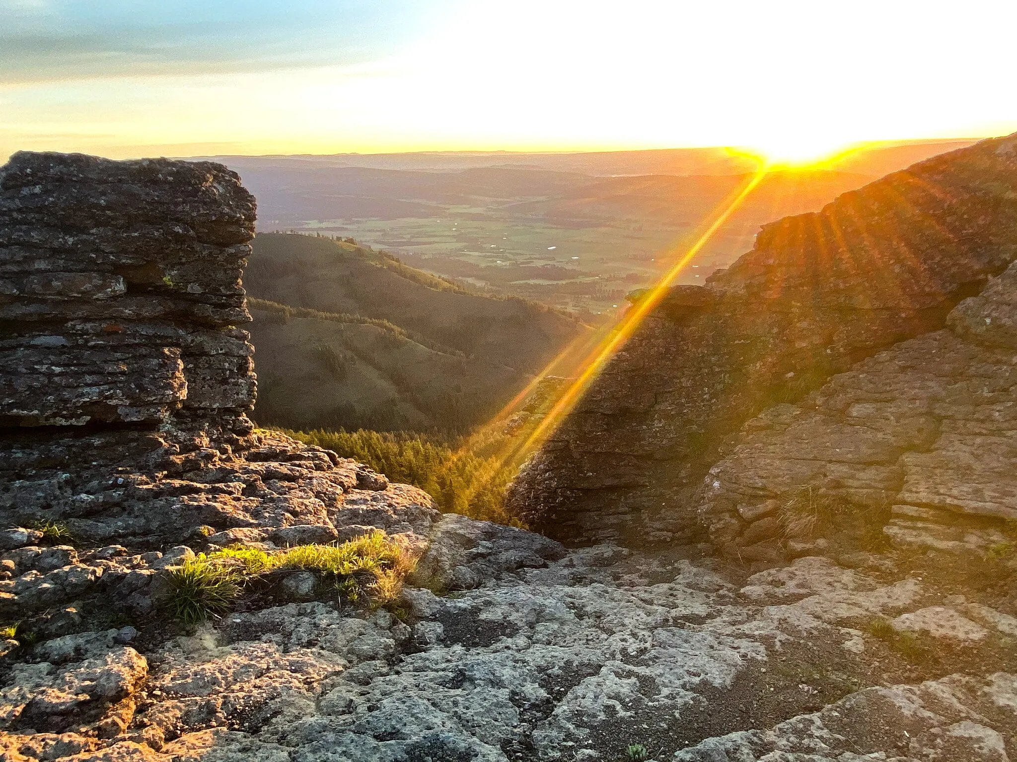 sunrise at indian rock
