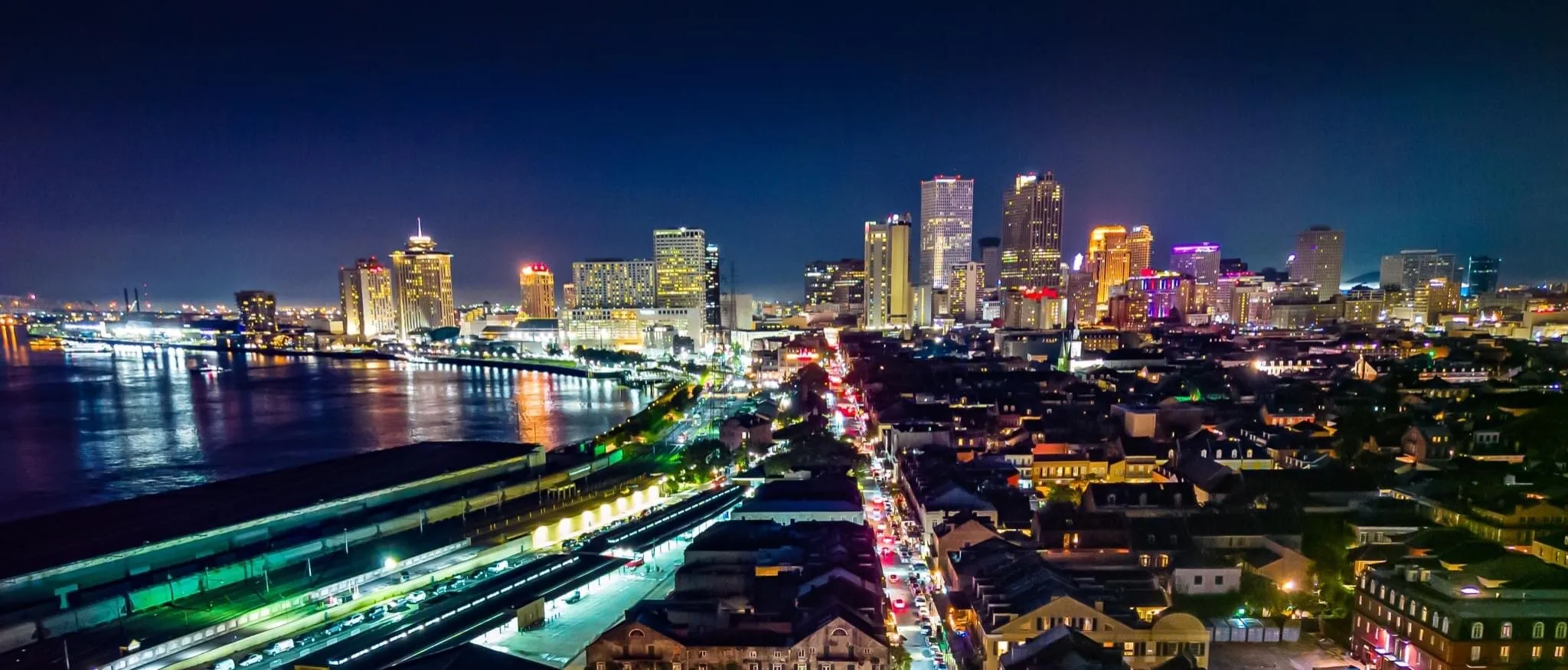 New Orleans from Above the French Quarter