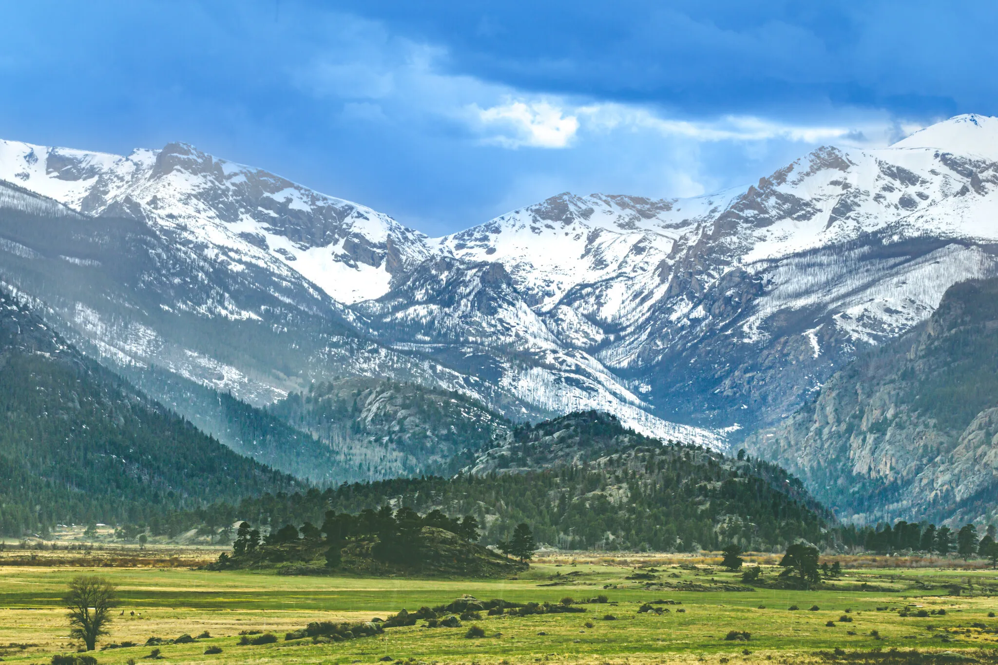 Rocky Mountain National Park (RMNP) in a Afternoon