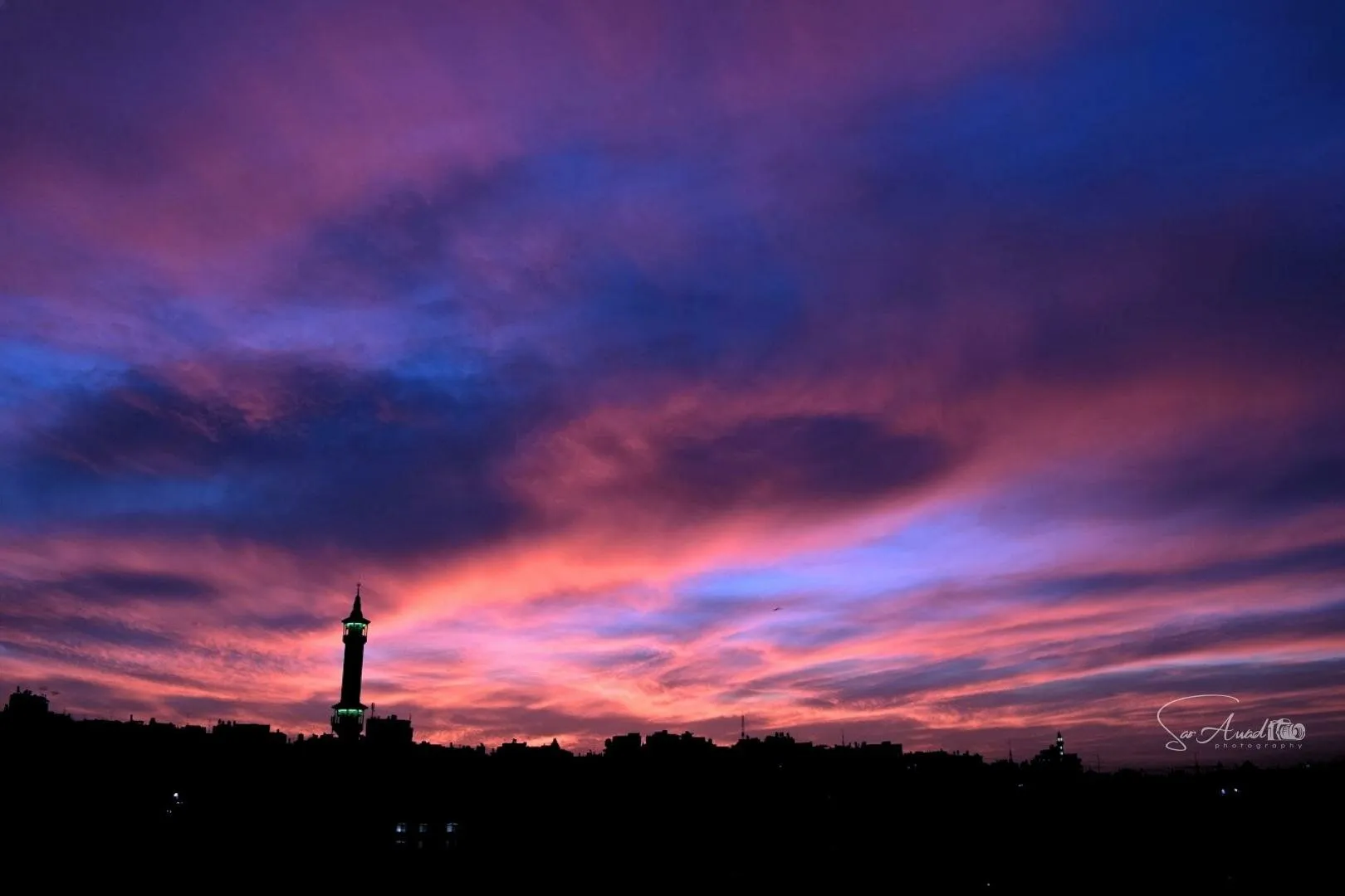 Sunset in Palestine-Tulkarm