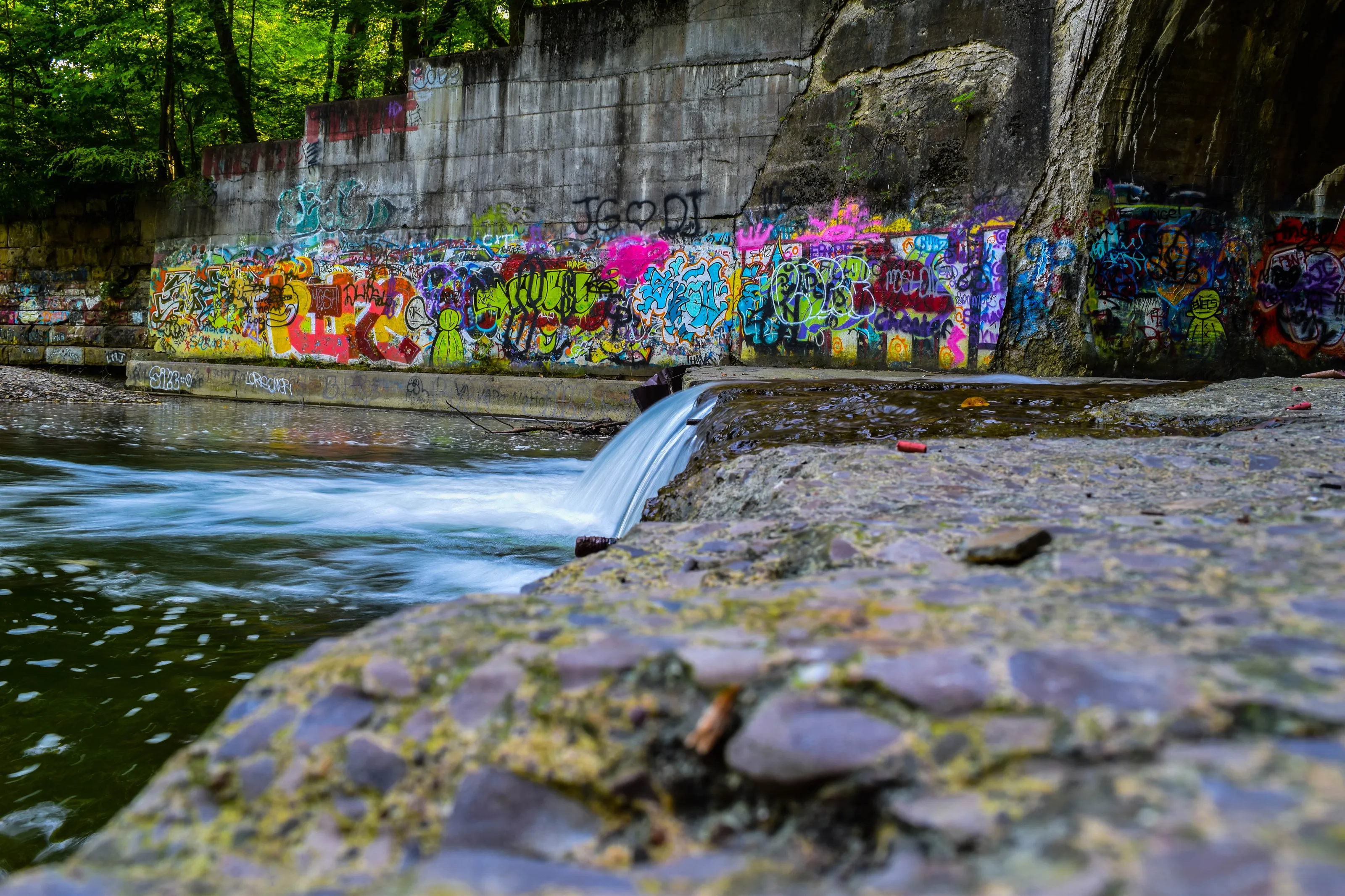 Graffiti Waterfall