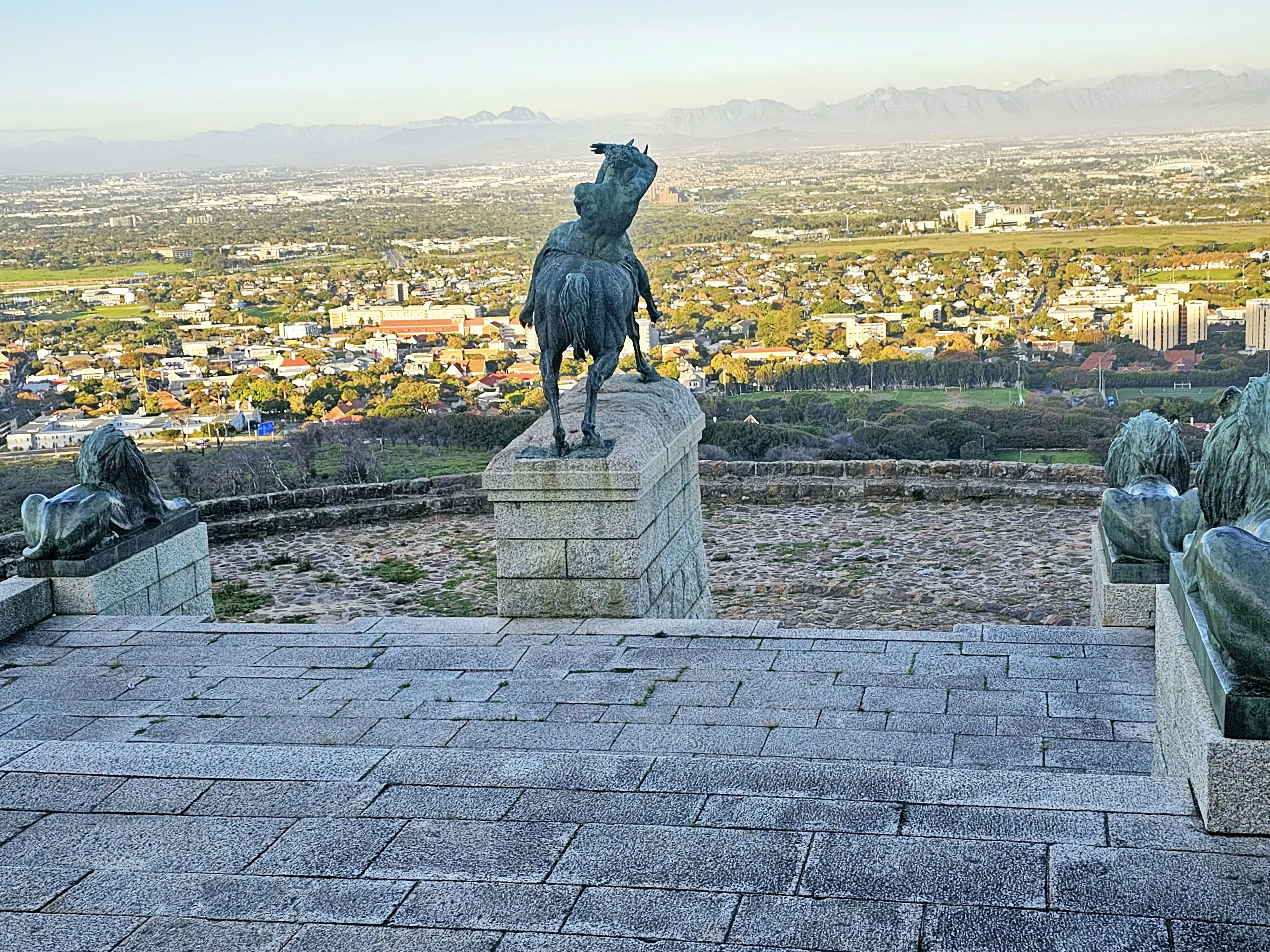 Mormorial Sunset steps of Cecil John Rhodes