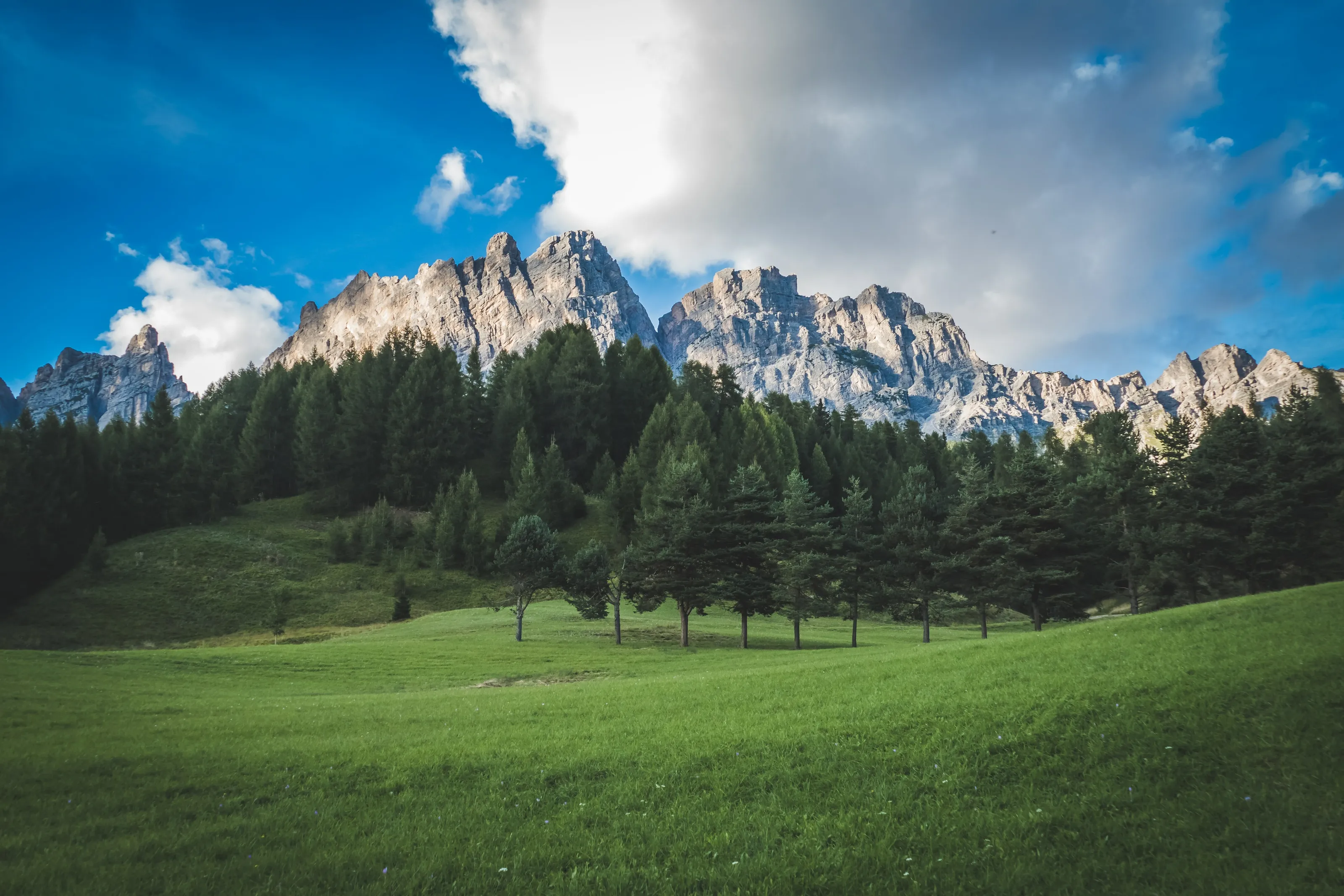 The mountains in north Italy