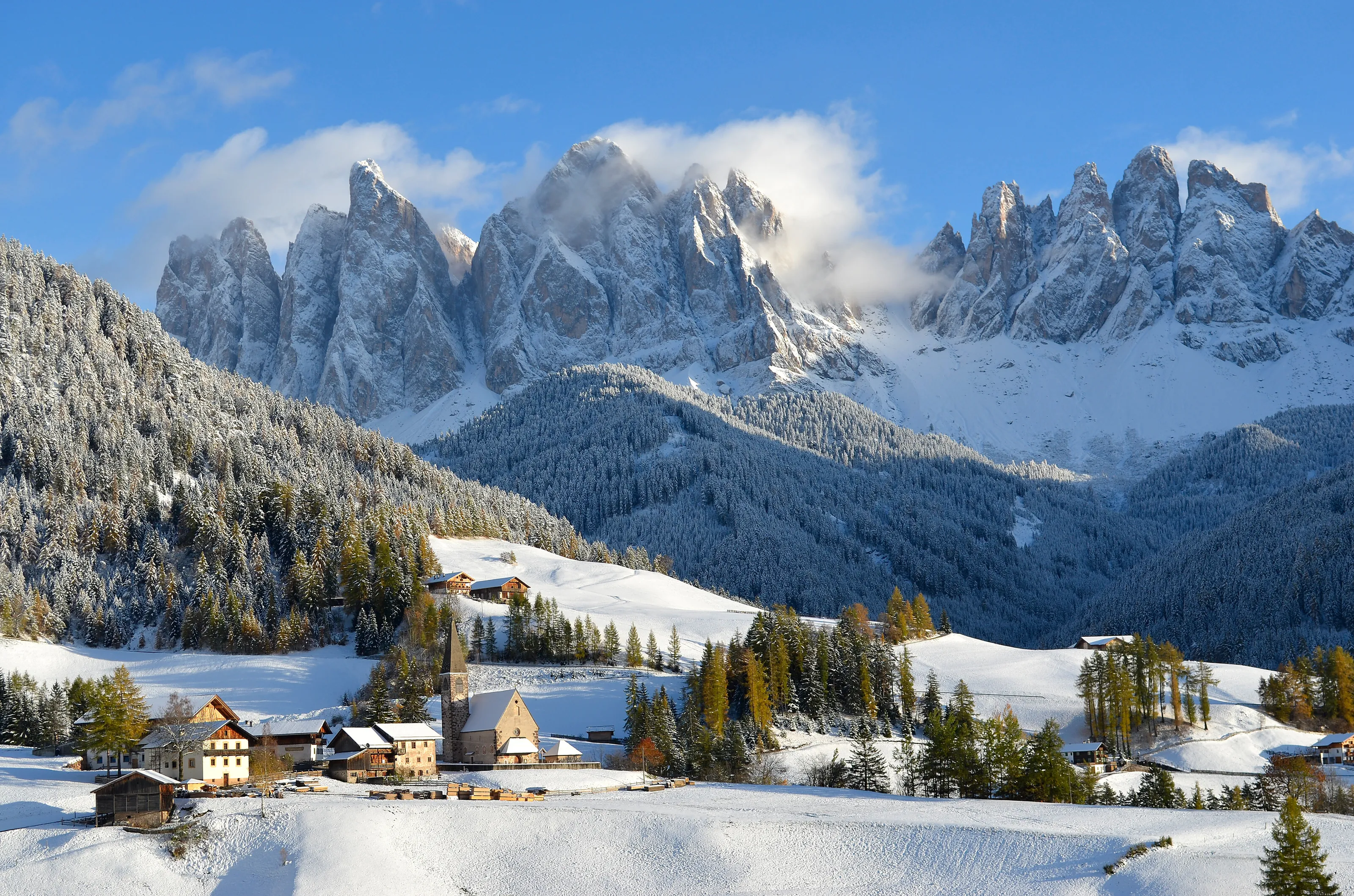 Santa Maddalena in winter