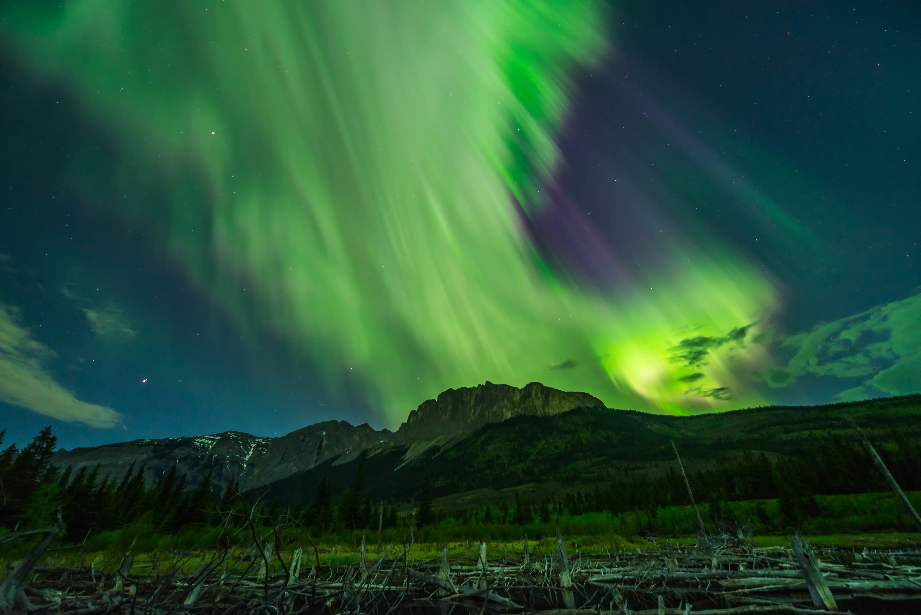 Volcano Aurora