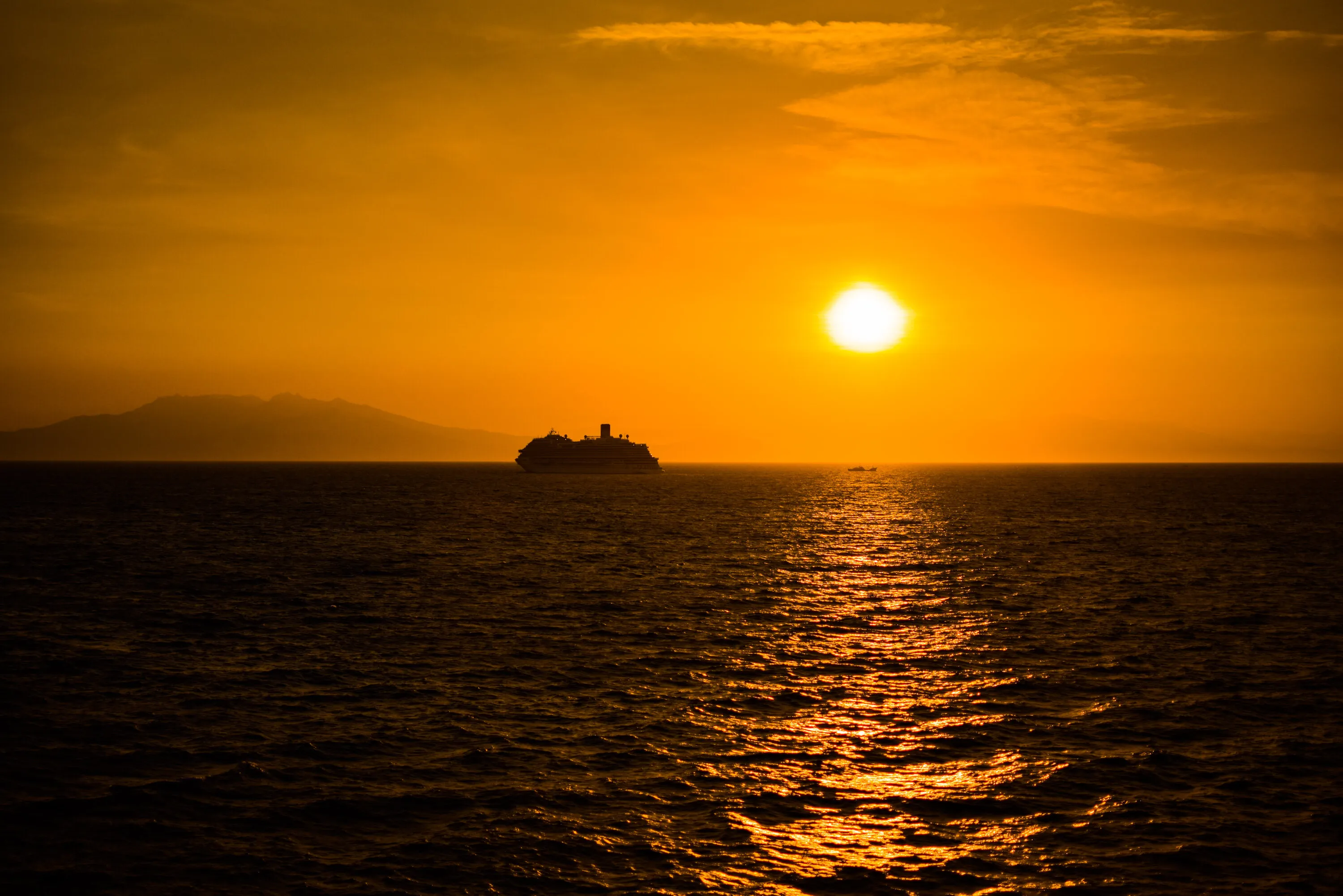 Sunset on the Ocean