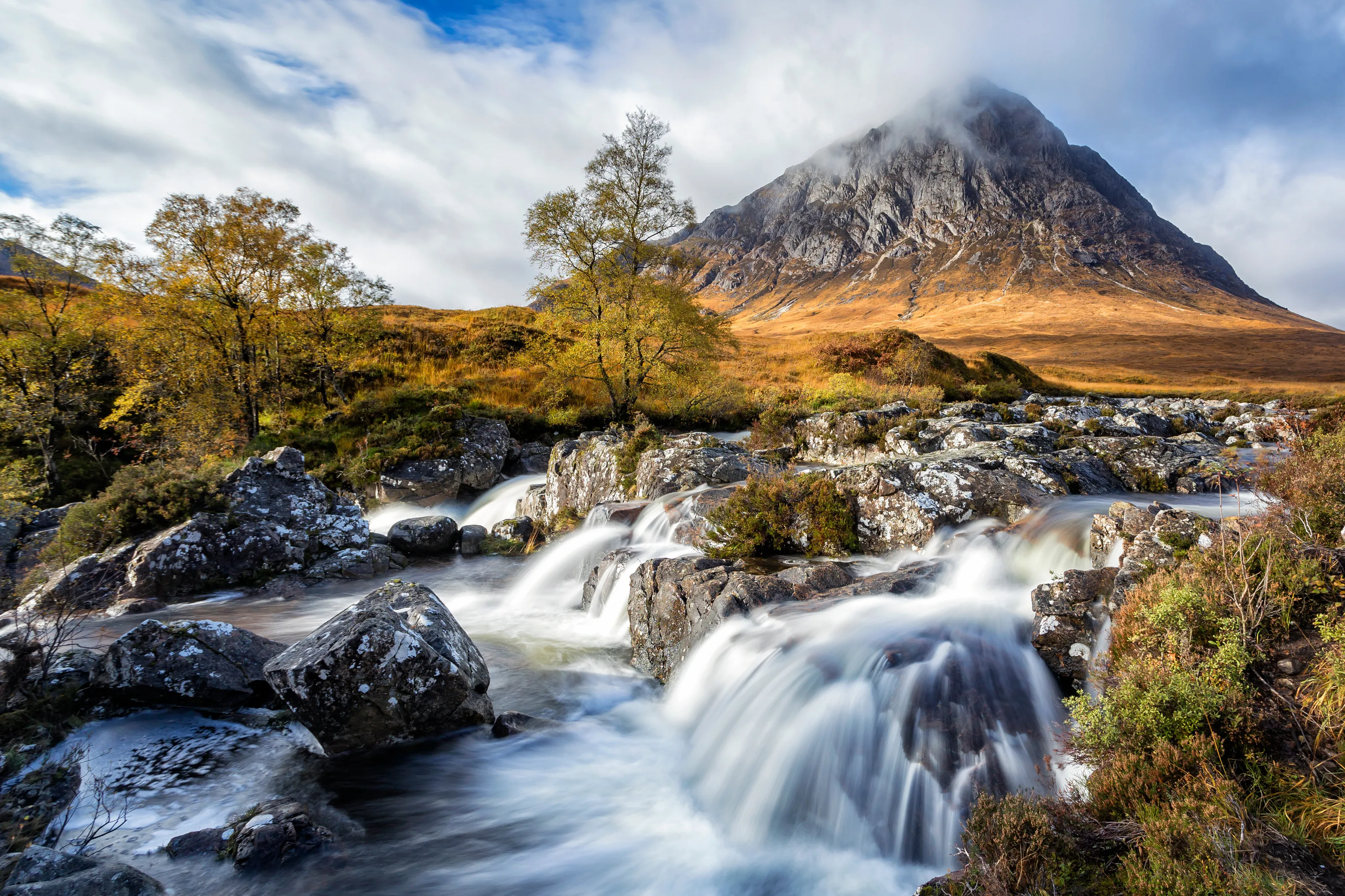 River Coupall at Buachaille Etive Mor
