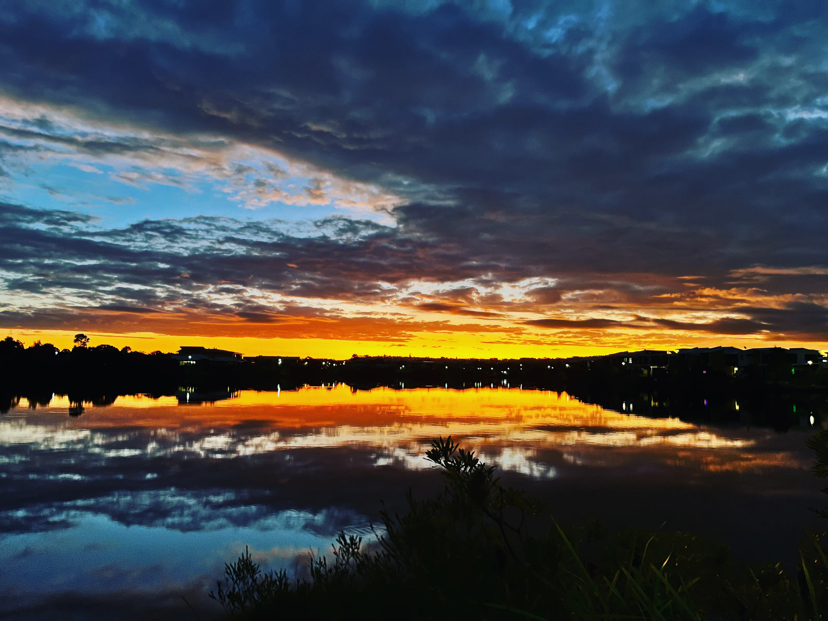 Winter sunset