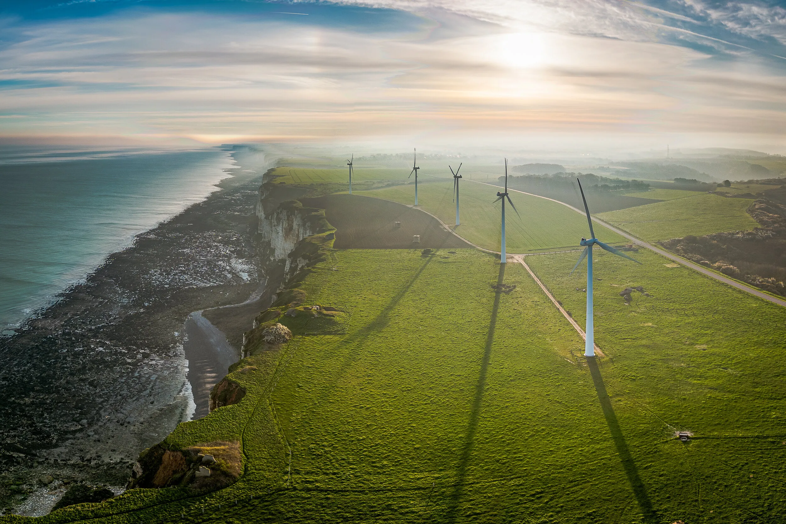 wind turbines