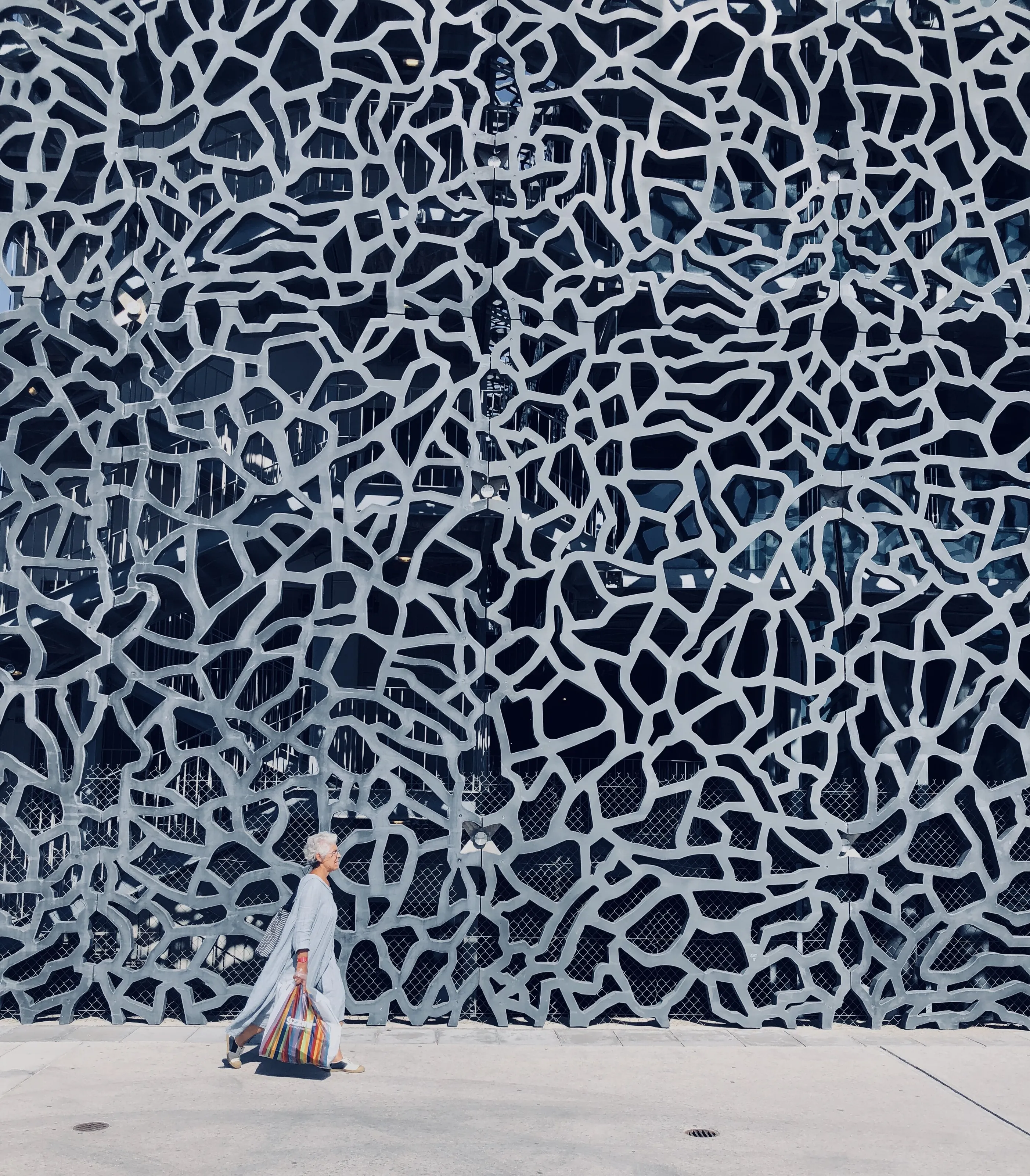 Mucem Marseille - dockside view - external