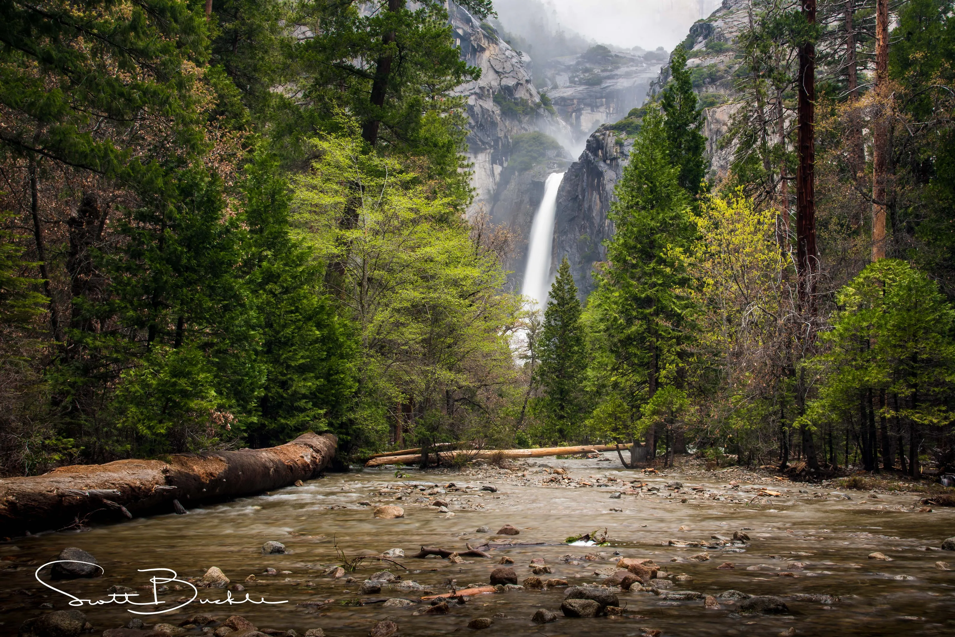 Waterfall in Yosemite National Park