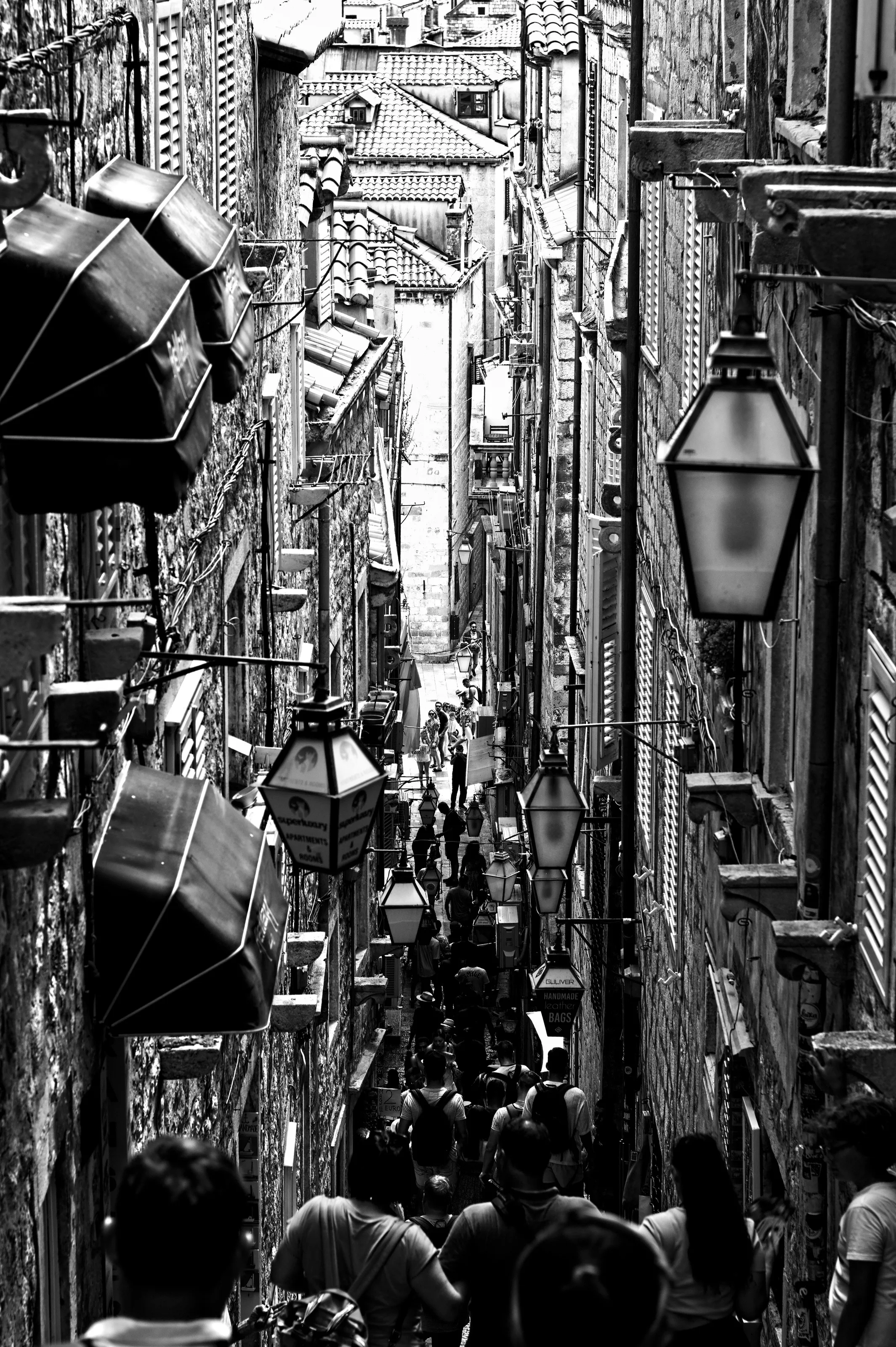 Step down the street