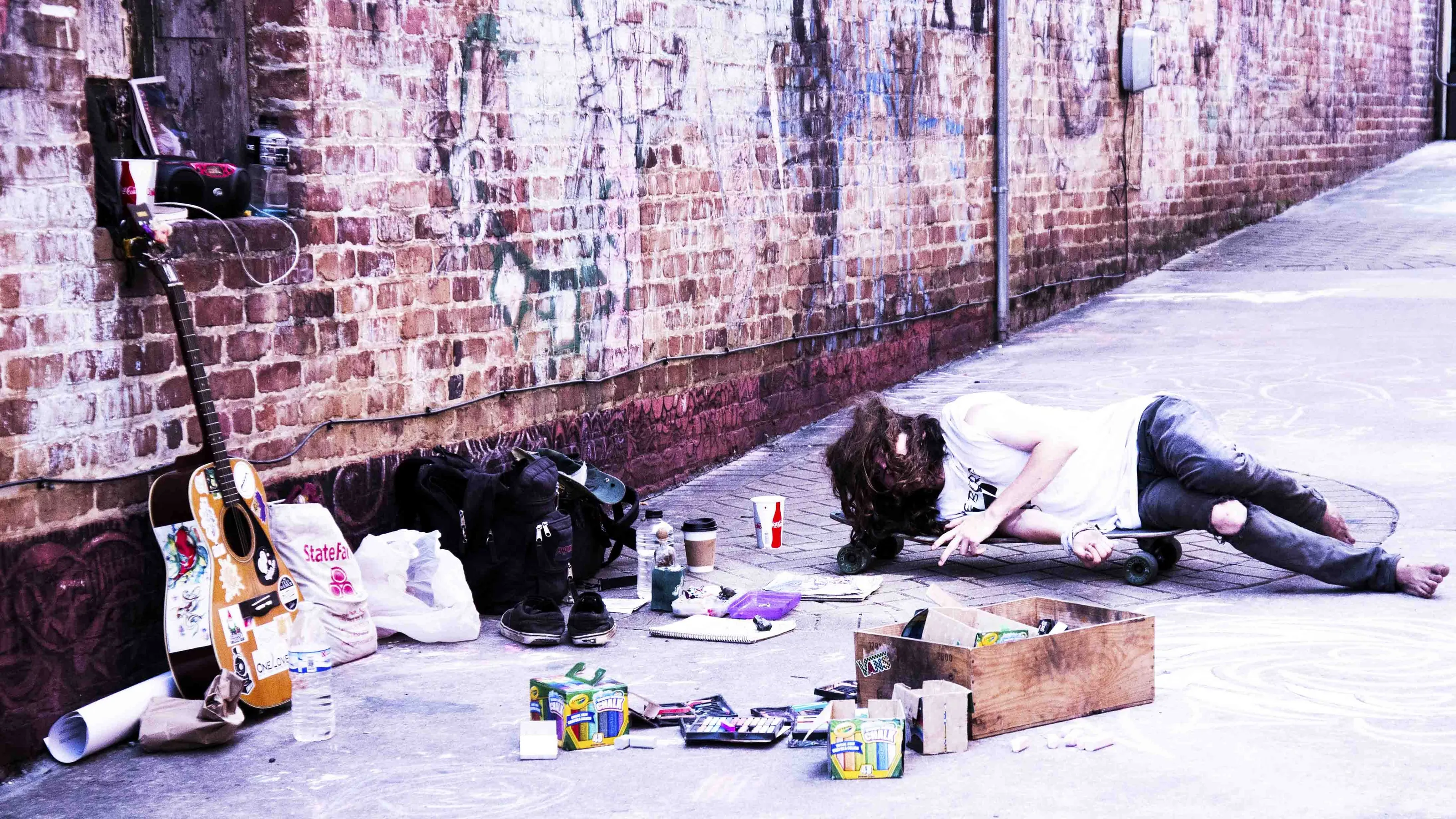 Street Chalk Artist