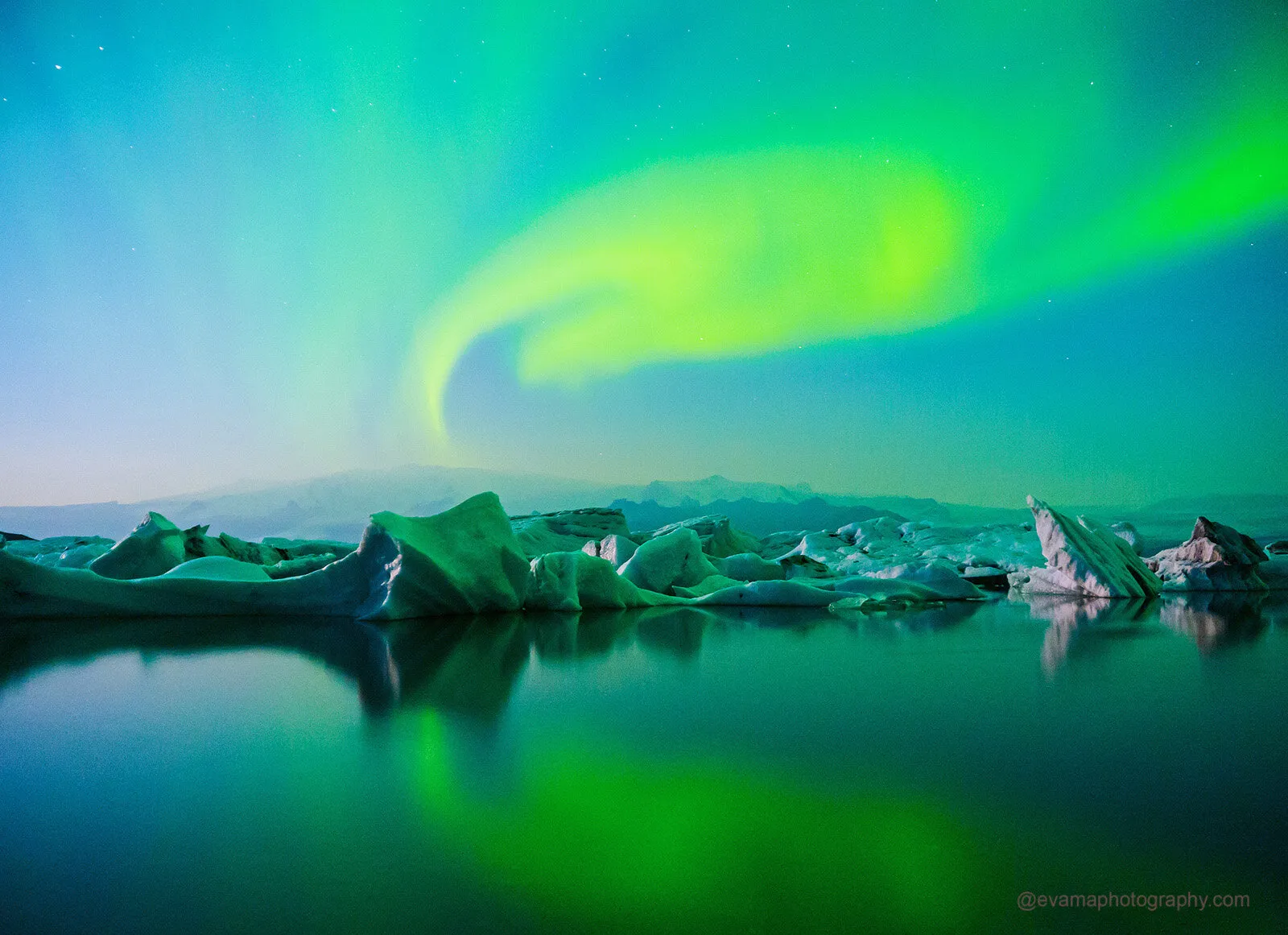 Northern Lights @ Jokulsarlon