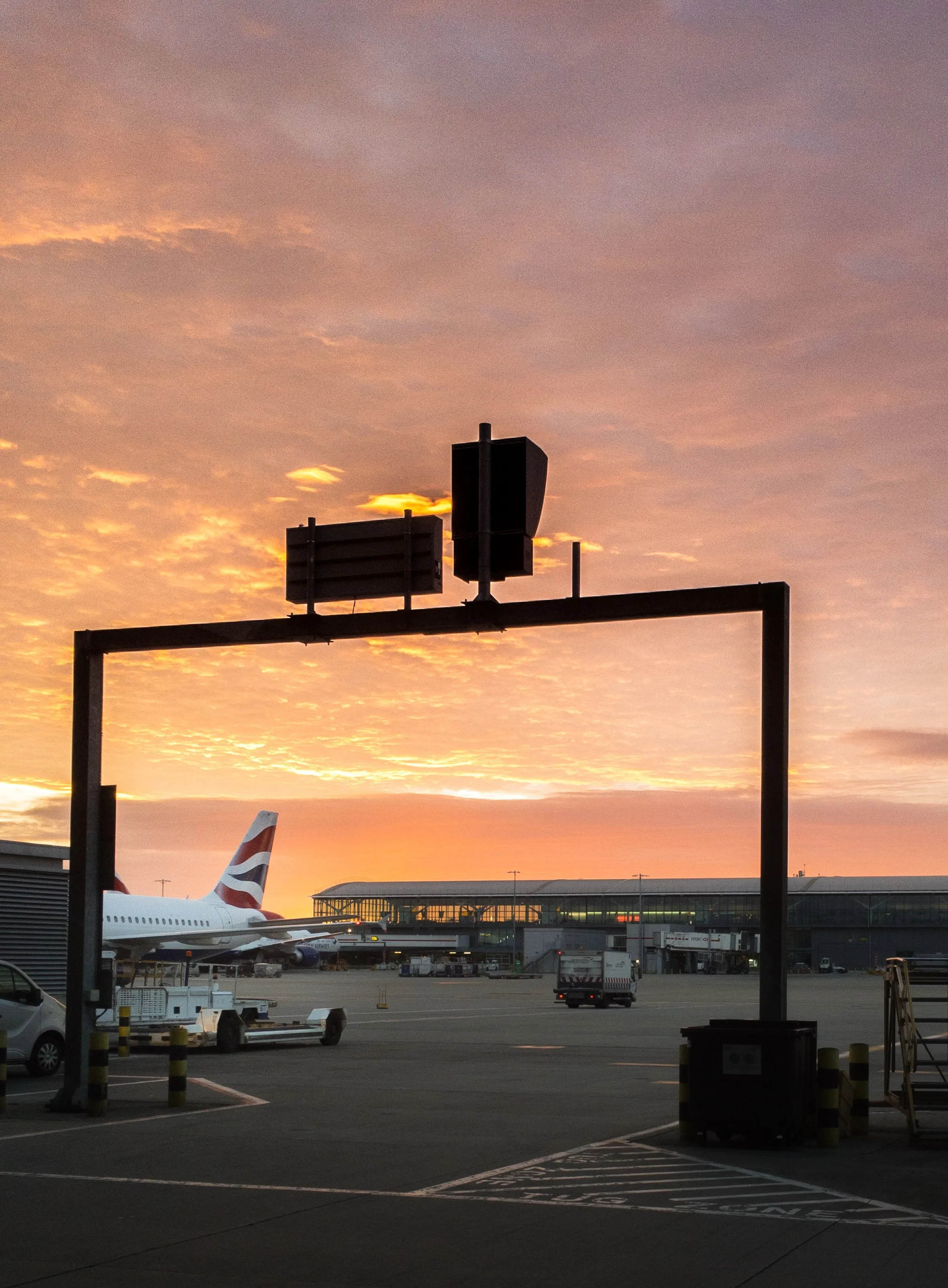 Sunset at Heathrow