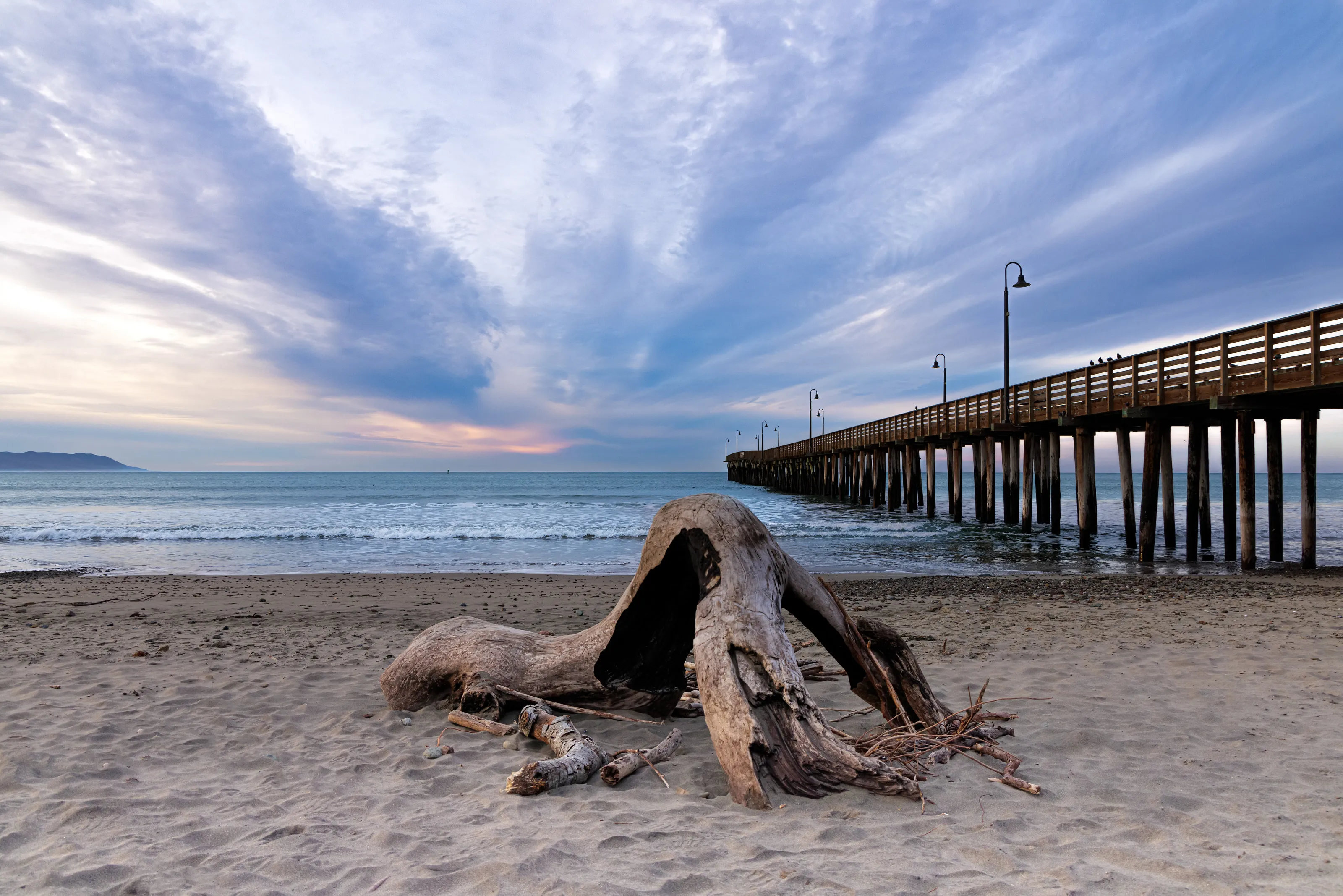 Central Coast Pier at sunset