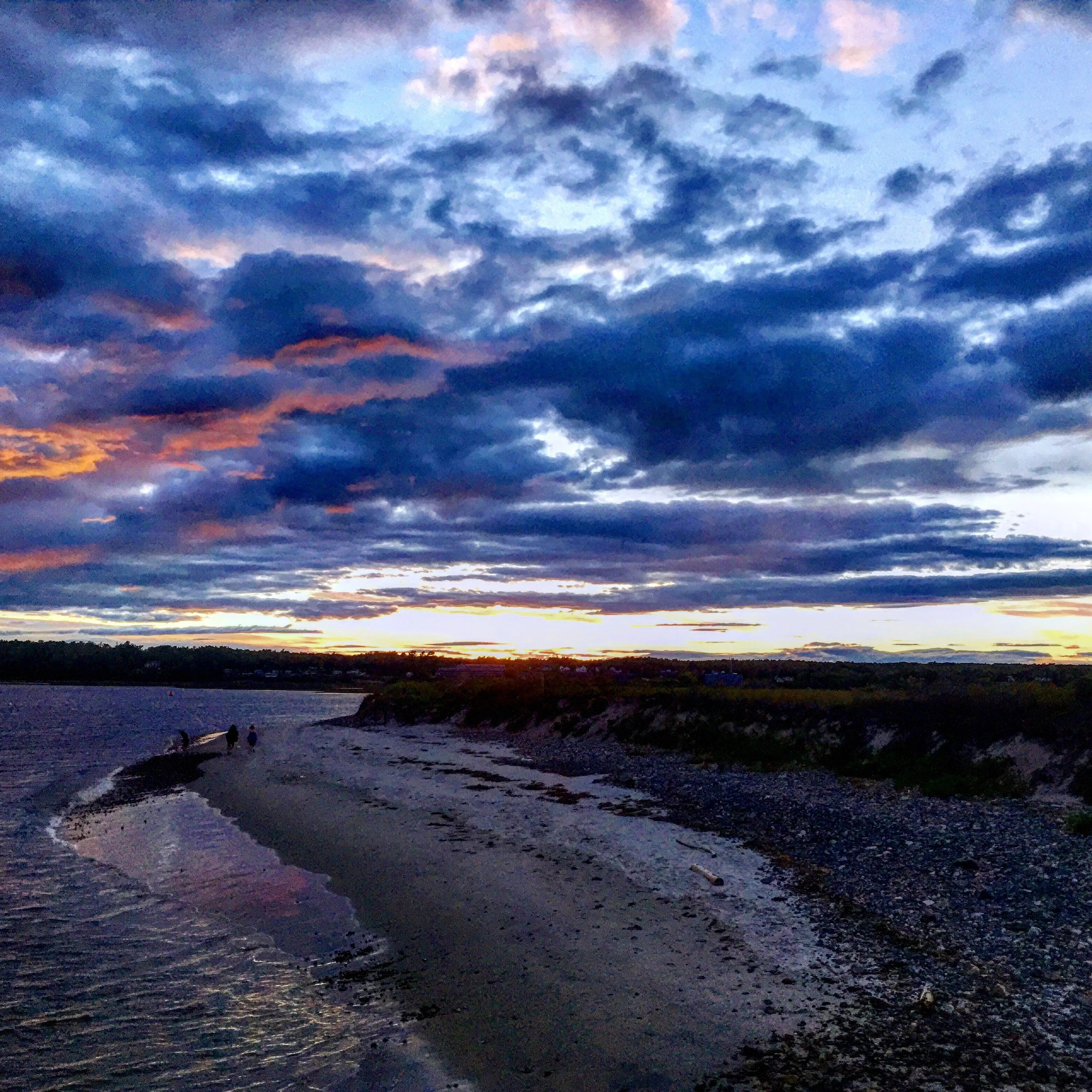 Wells Maine at Sunset