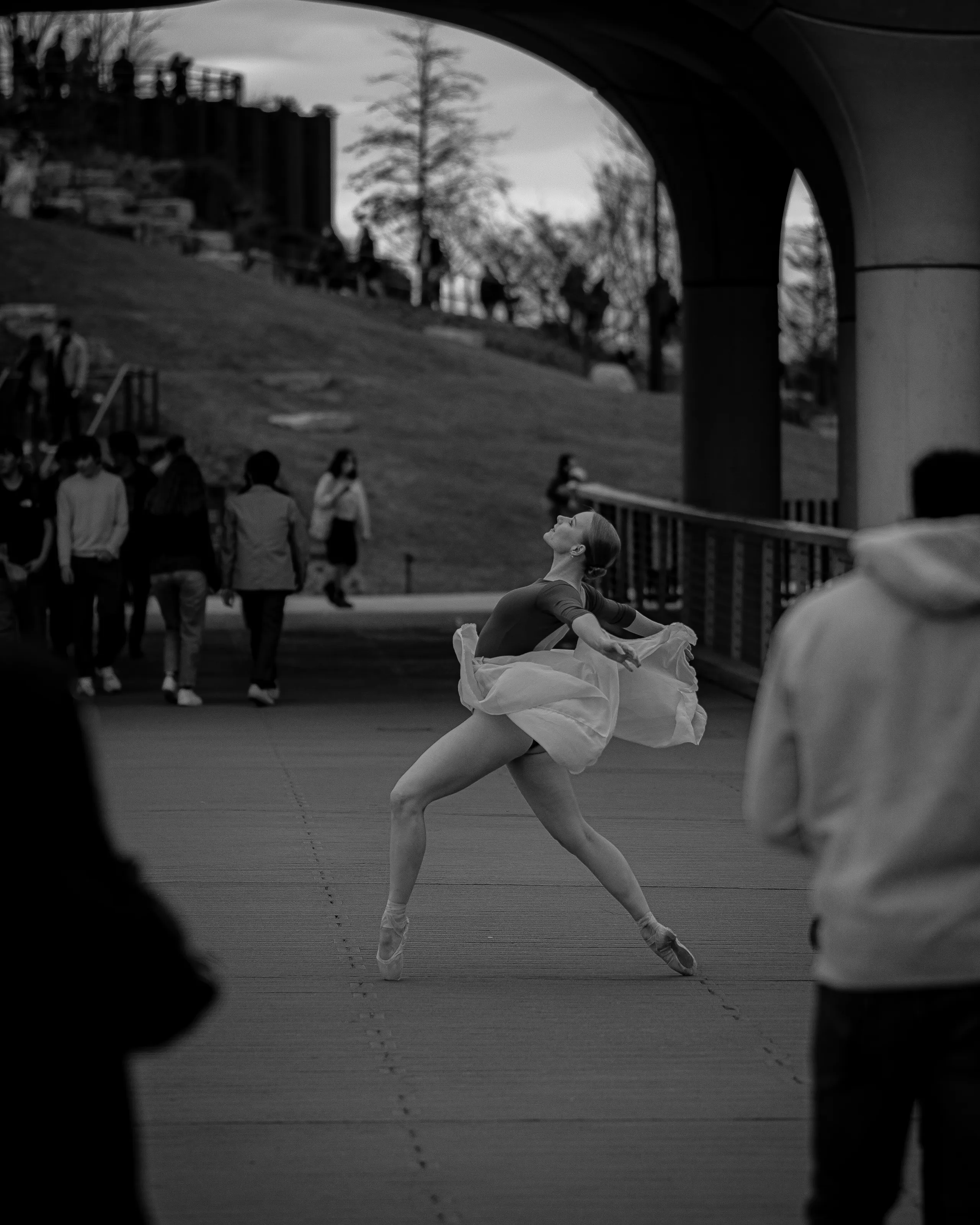 The lone women