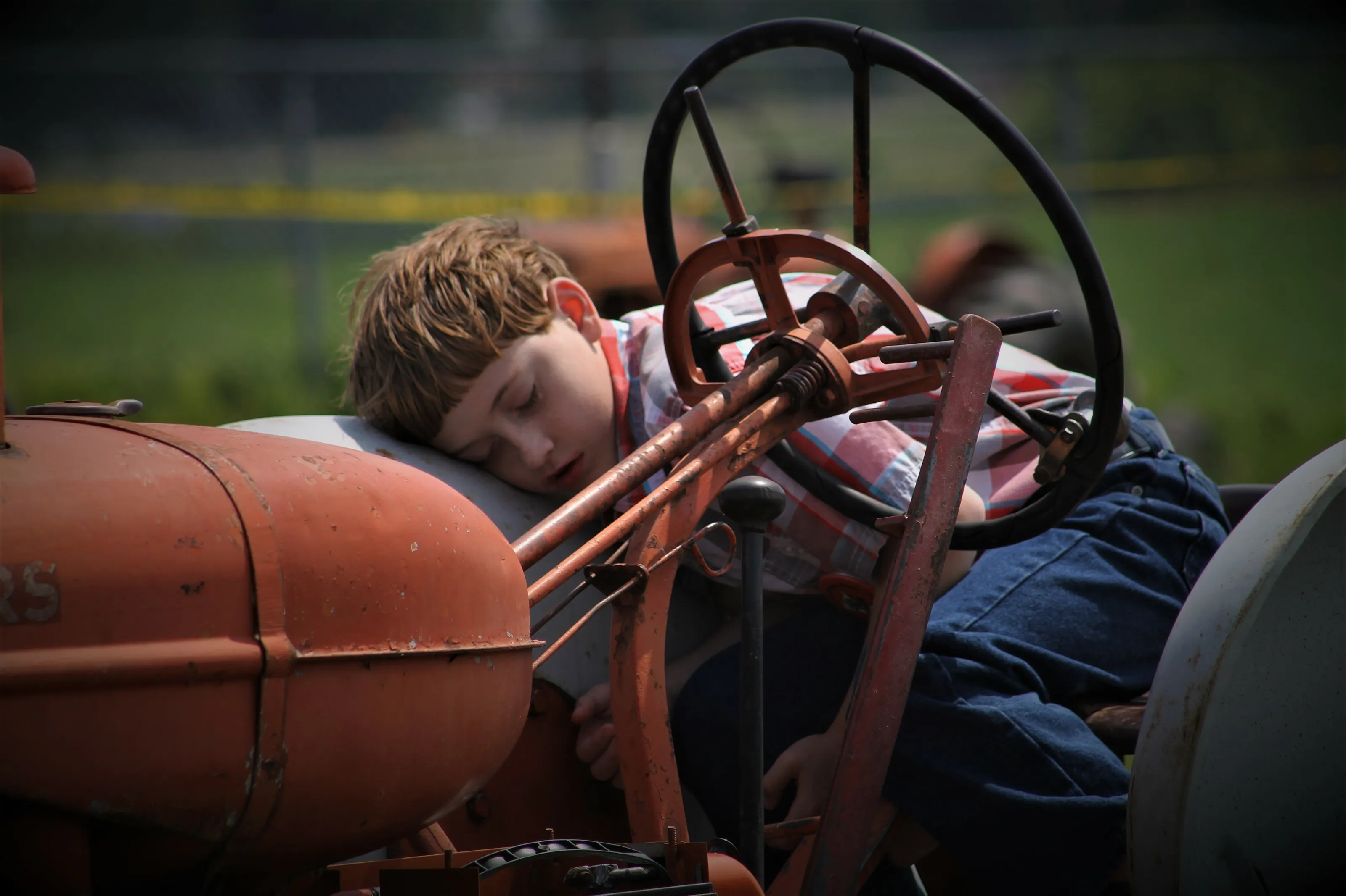 asleep at the whell