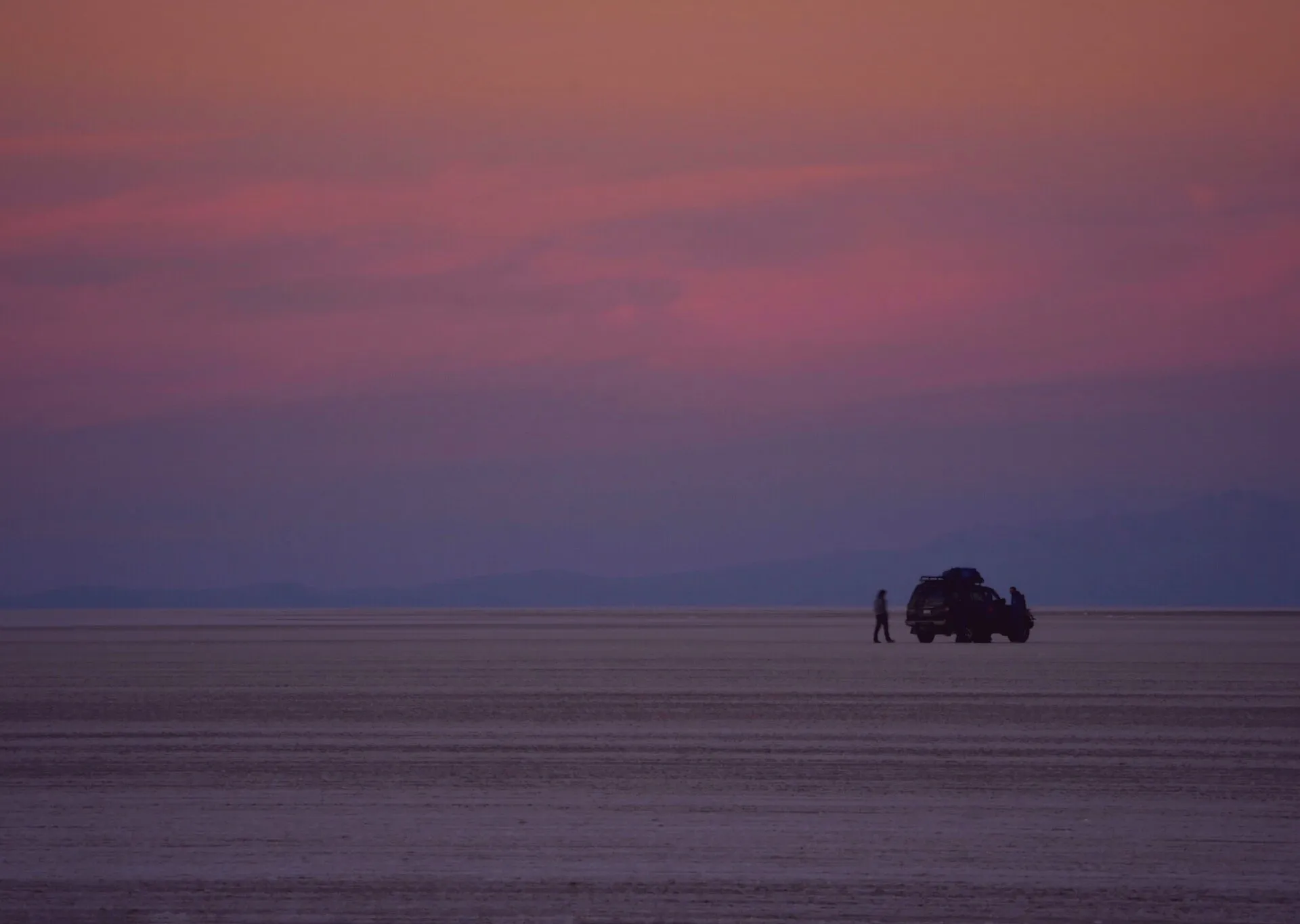 Sunset on the Salar