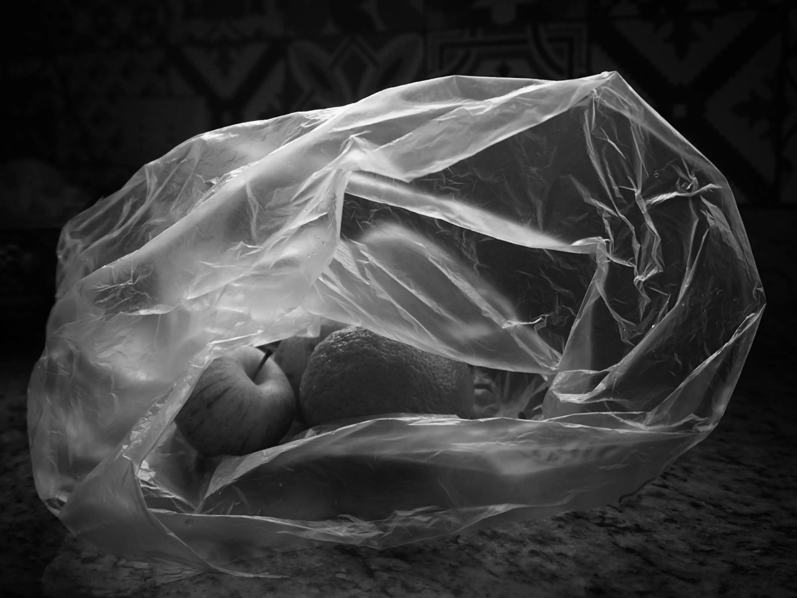 Inside a Plastic Bag