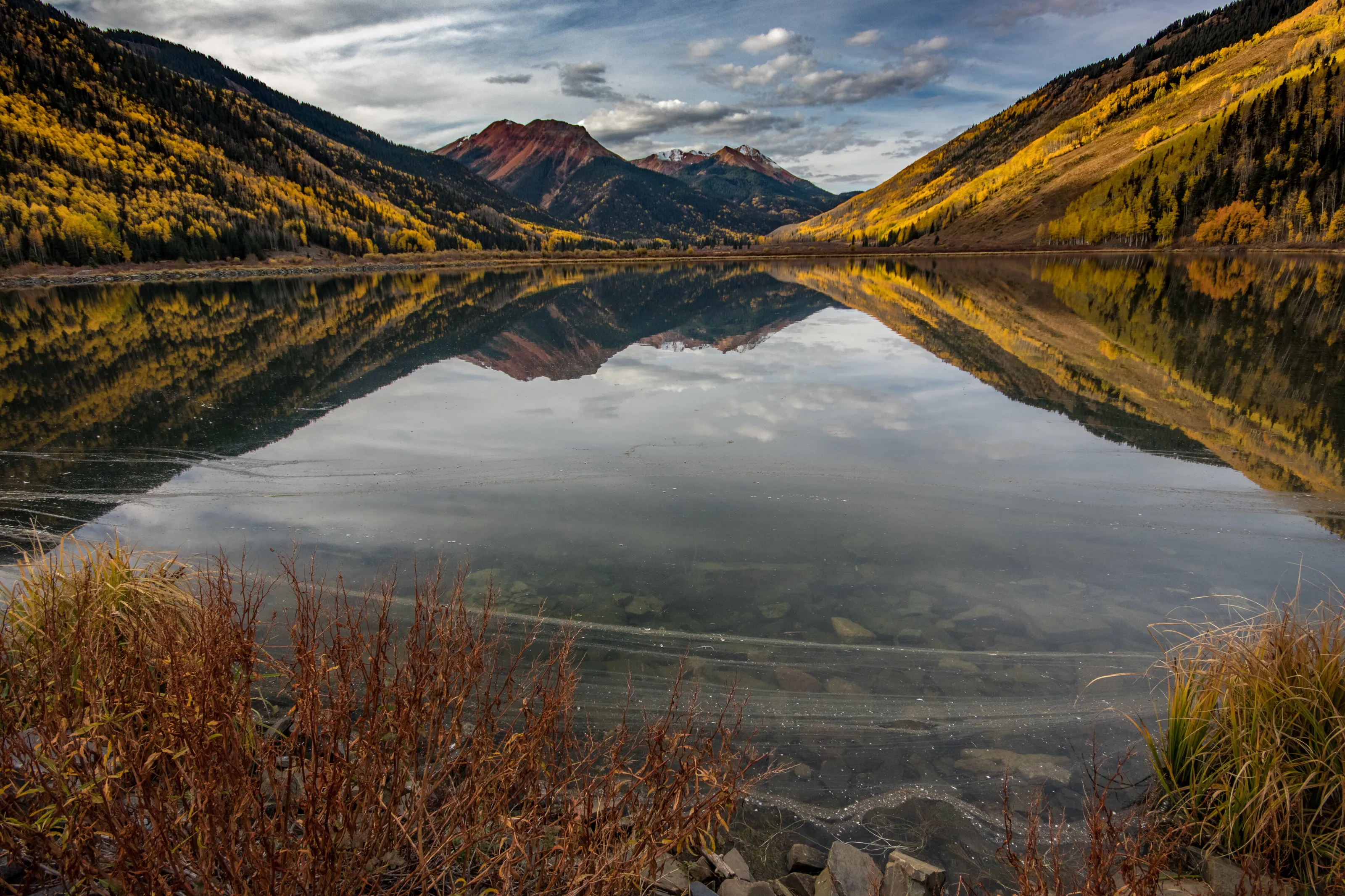 Hayden Lake along the Million Dollar Highway-Colorado