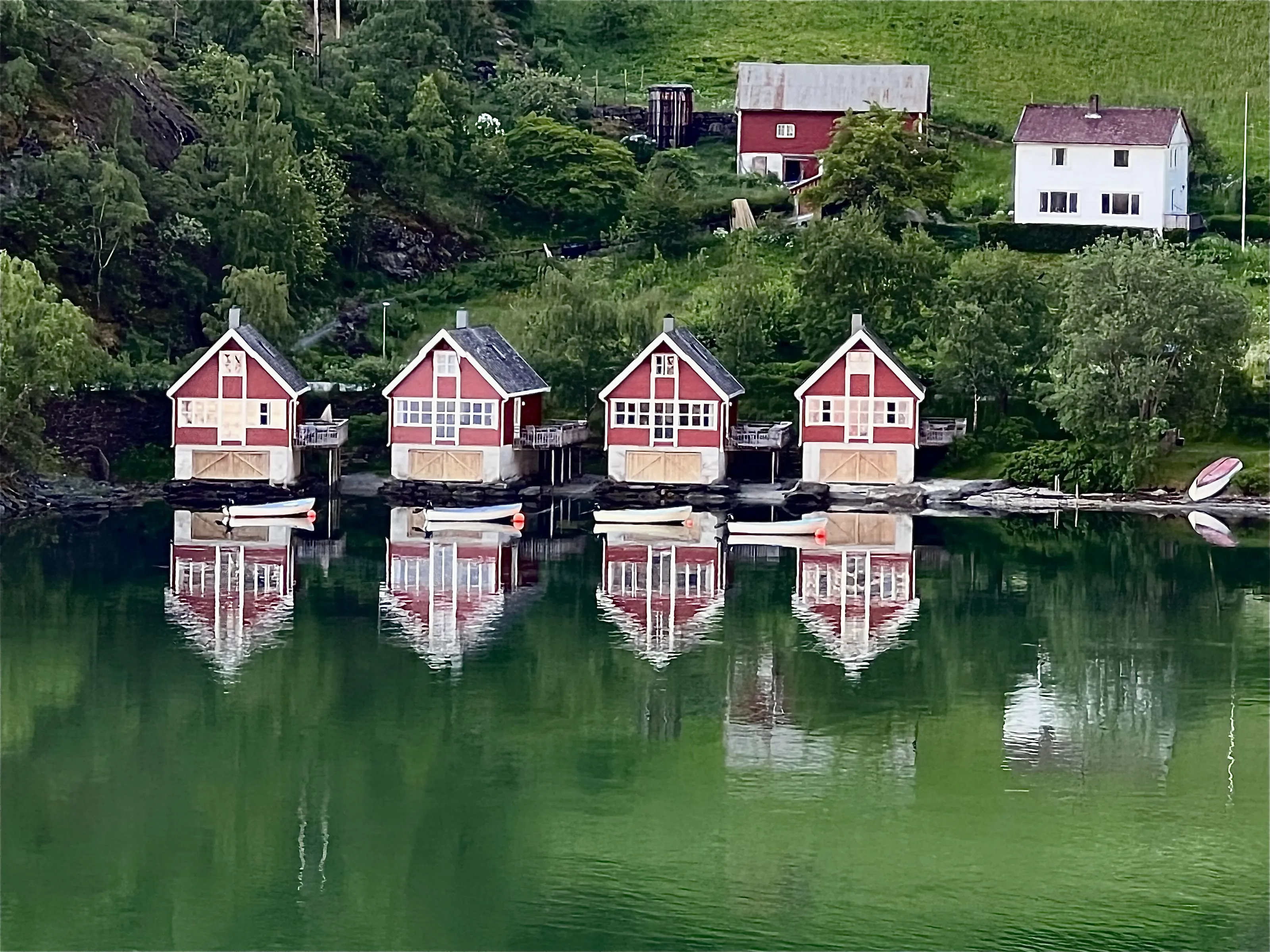 Boathouse Reflections