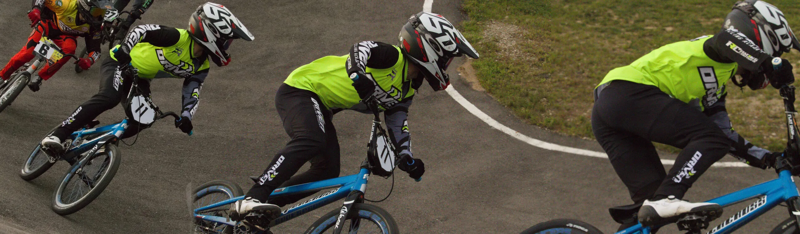 BMX Racing berm sequence