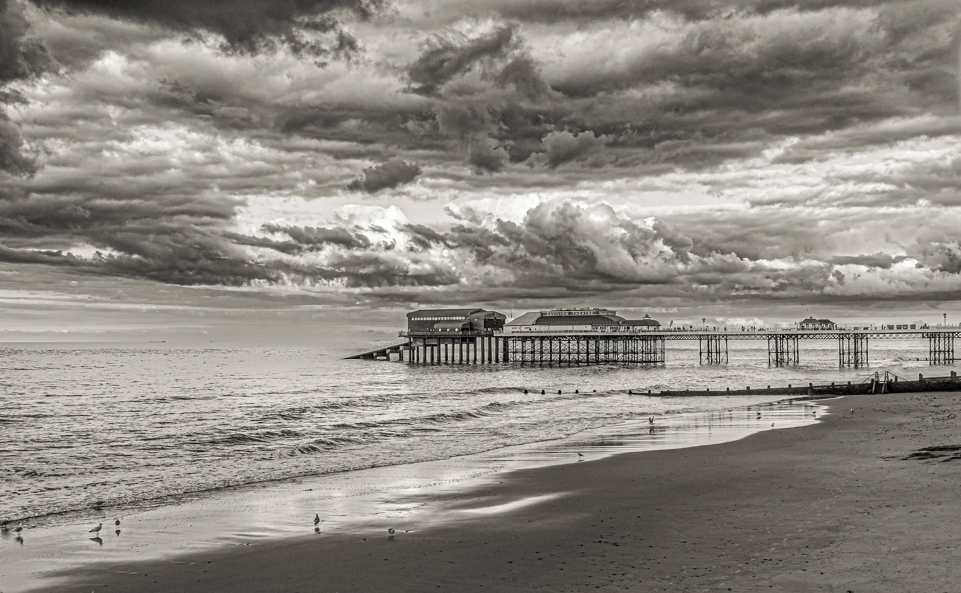 Cromer Pier in the Stormy Weather