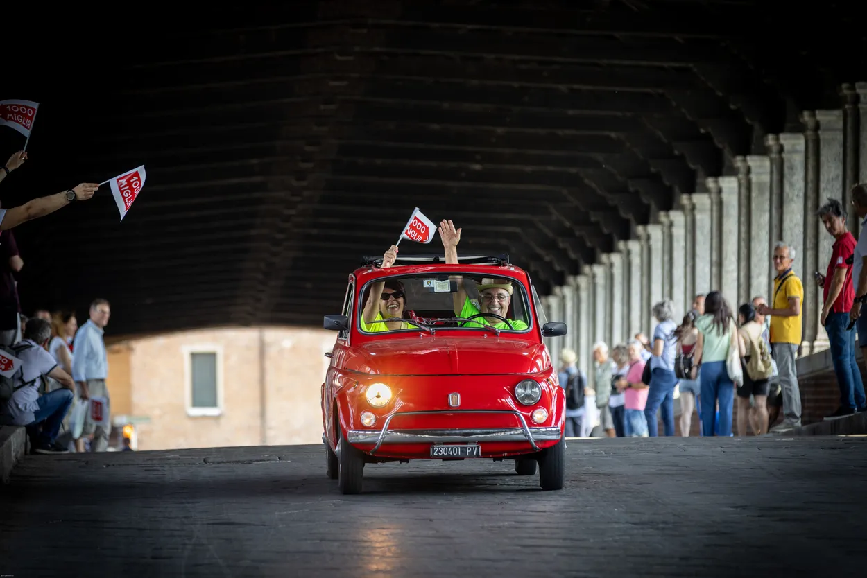 Fiat 500 Old Lady in red :-)