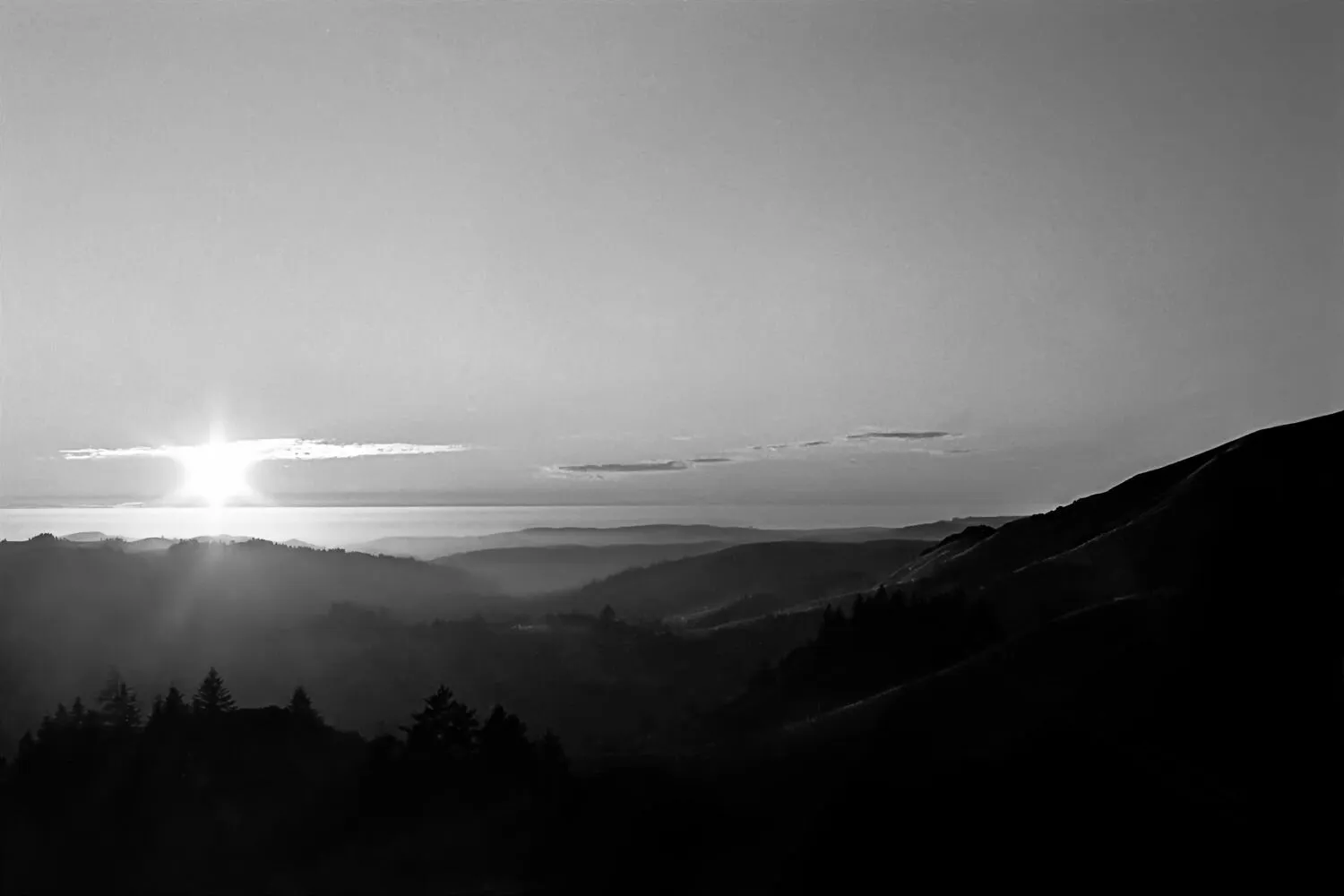 Sunset Over Los Altos Hills