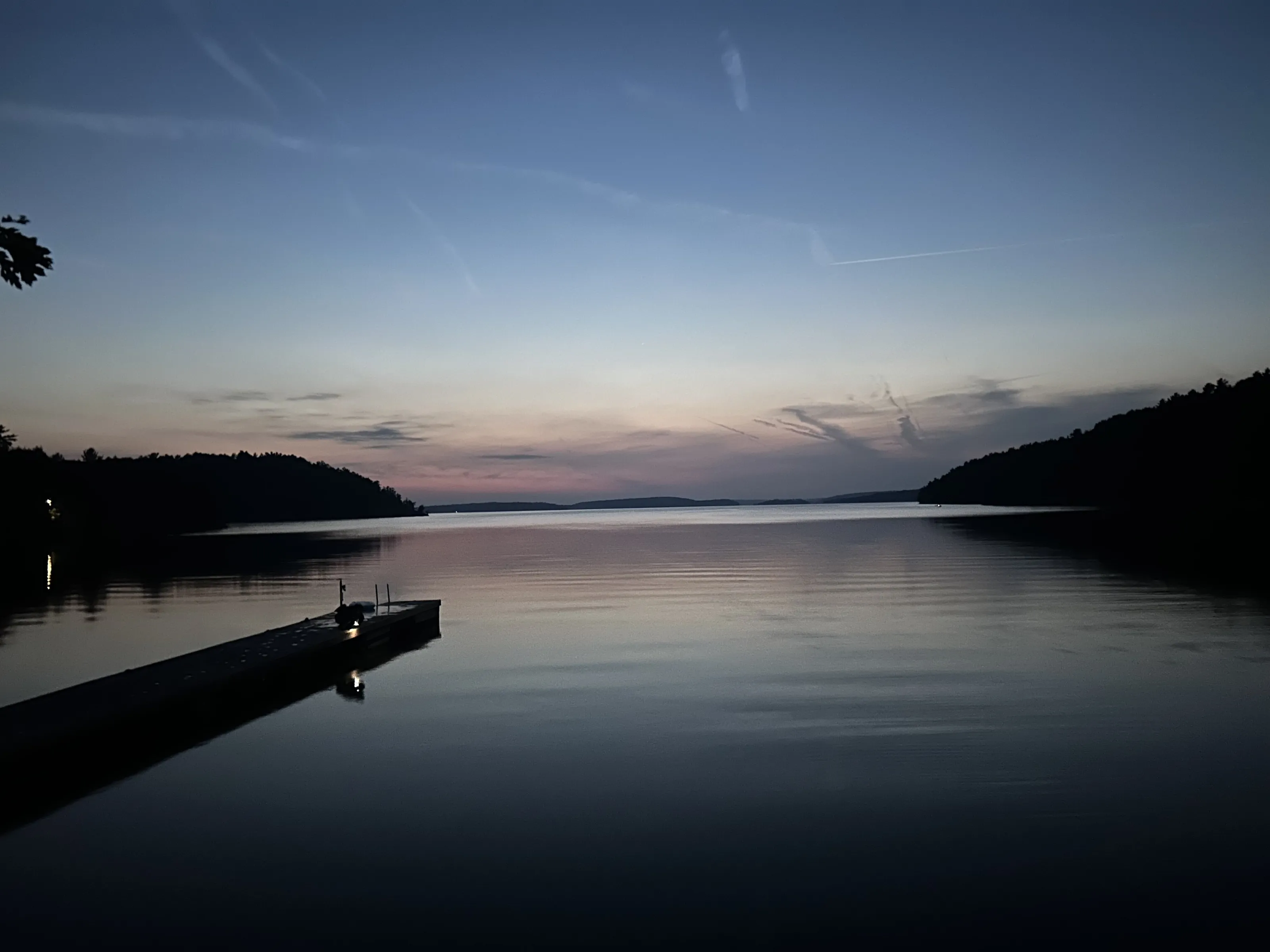 On the water
