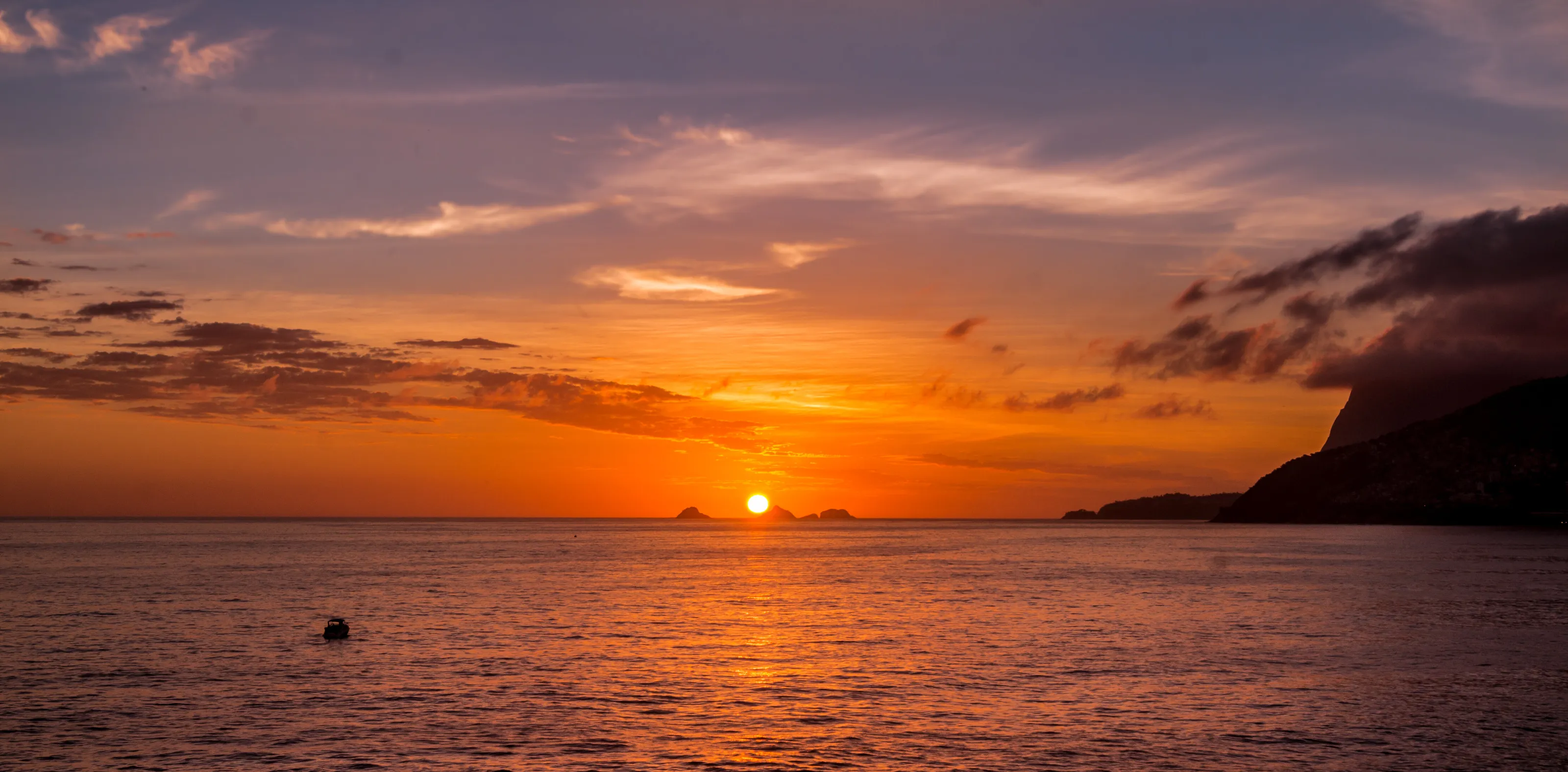 Sunset in Rio