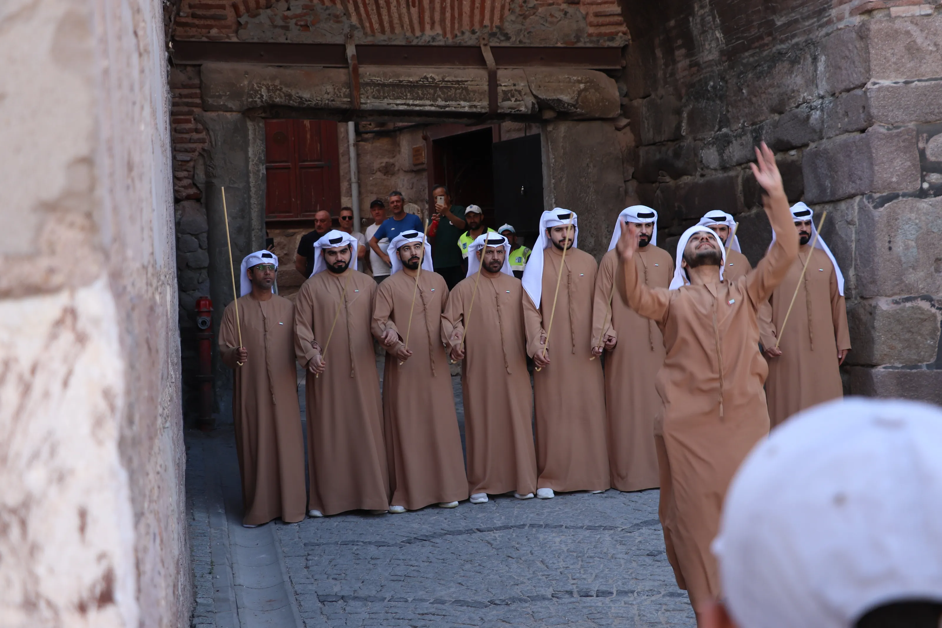 A Ceremony in Old Ankara Castle Gate