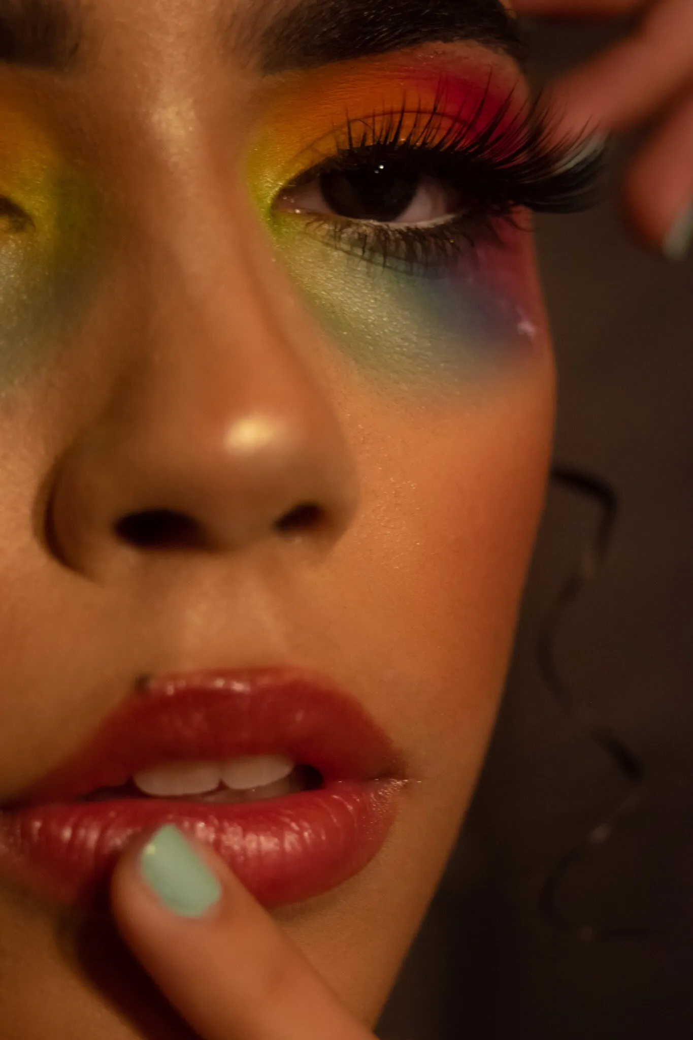 colorful close up