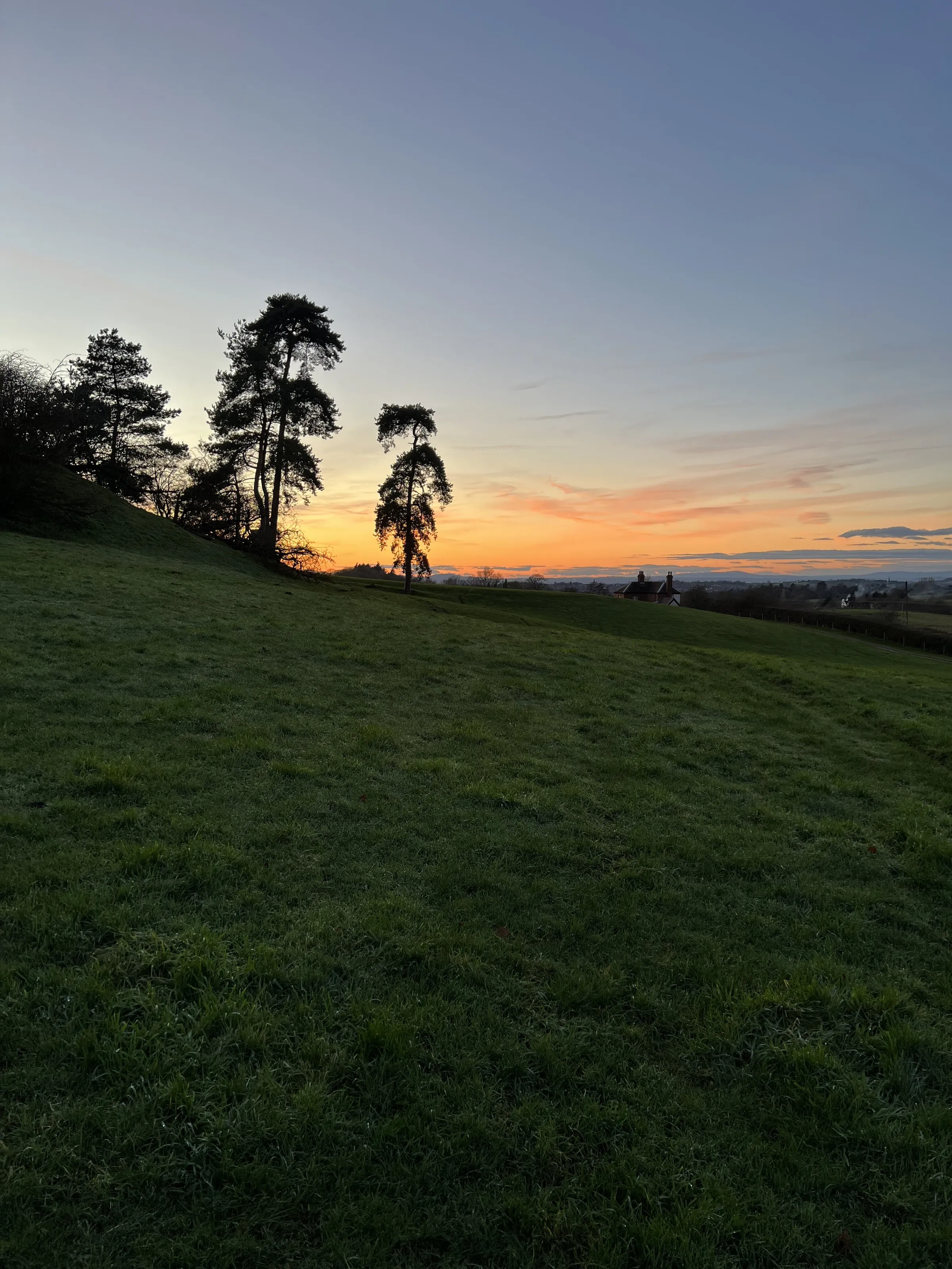 Sunset over yonder