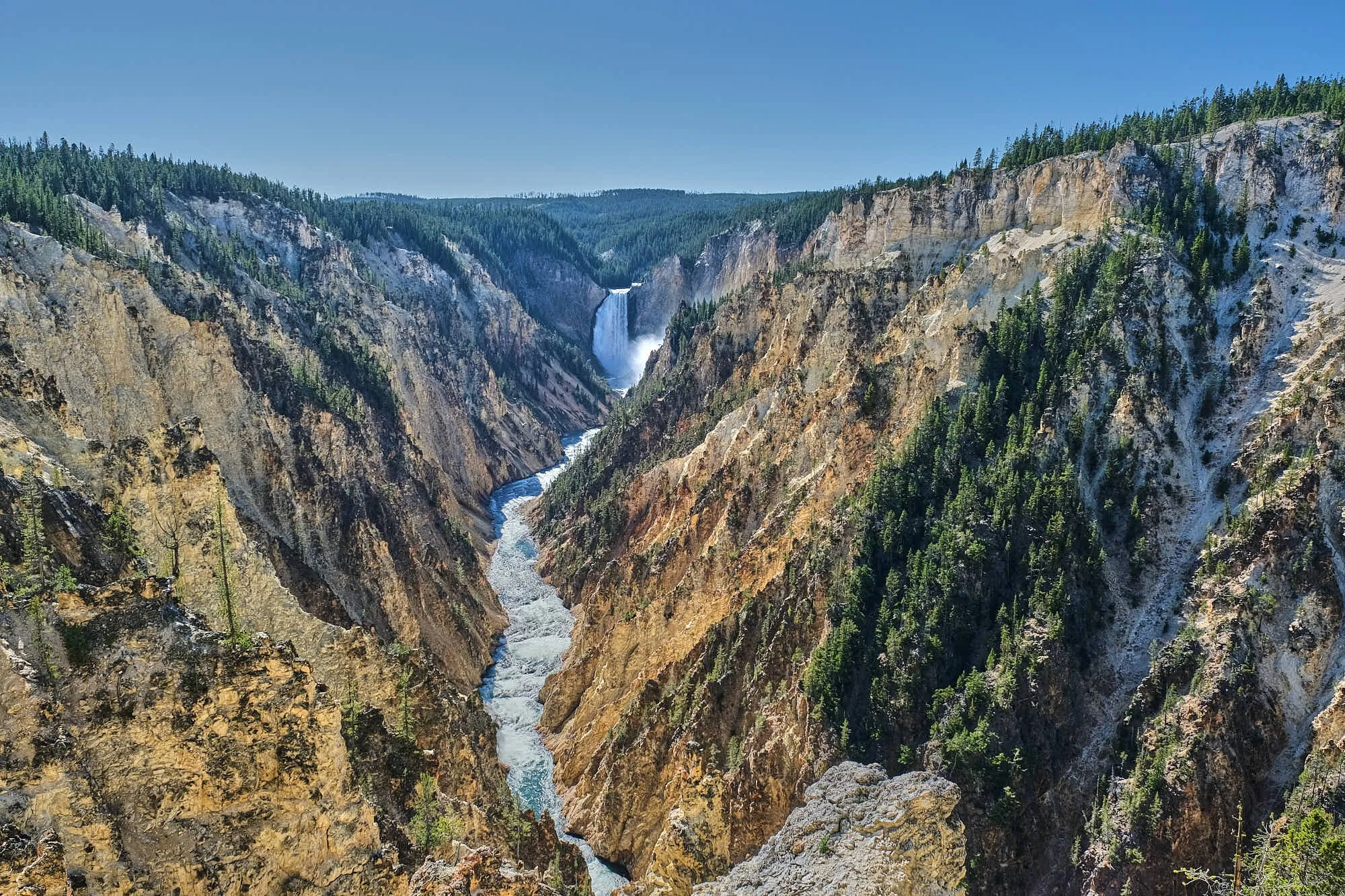 Lower falls Grand Canyon of the Yellowstone
