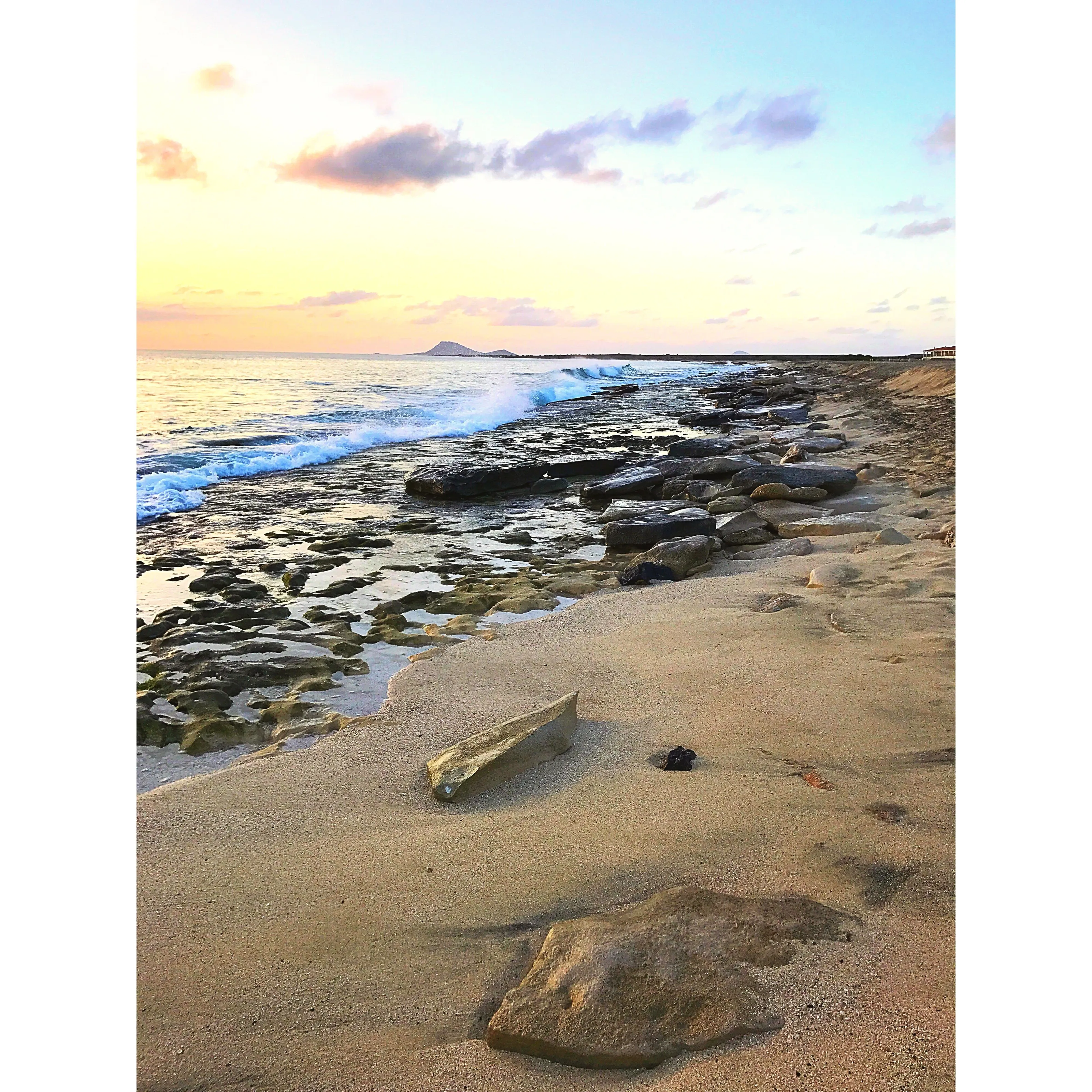 Sunset on the beach