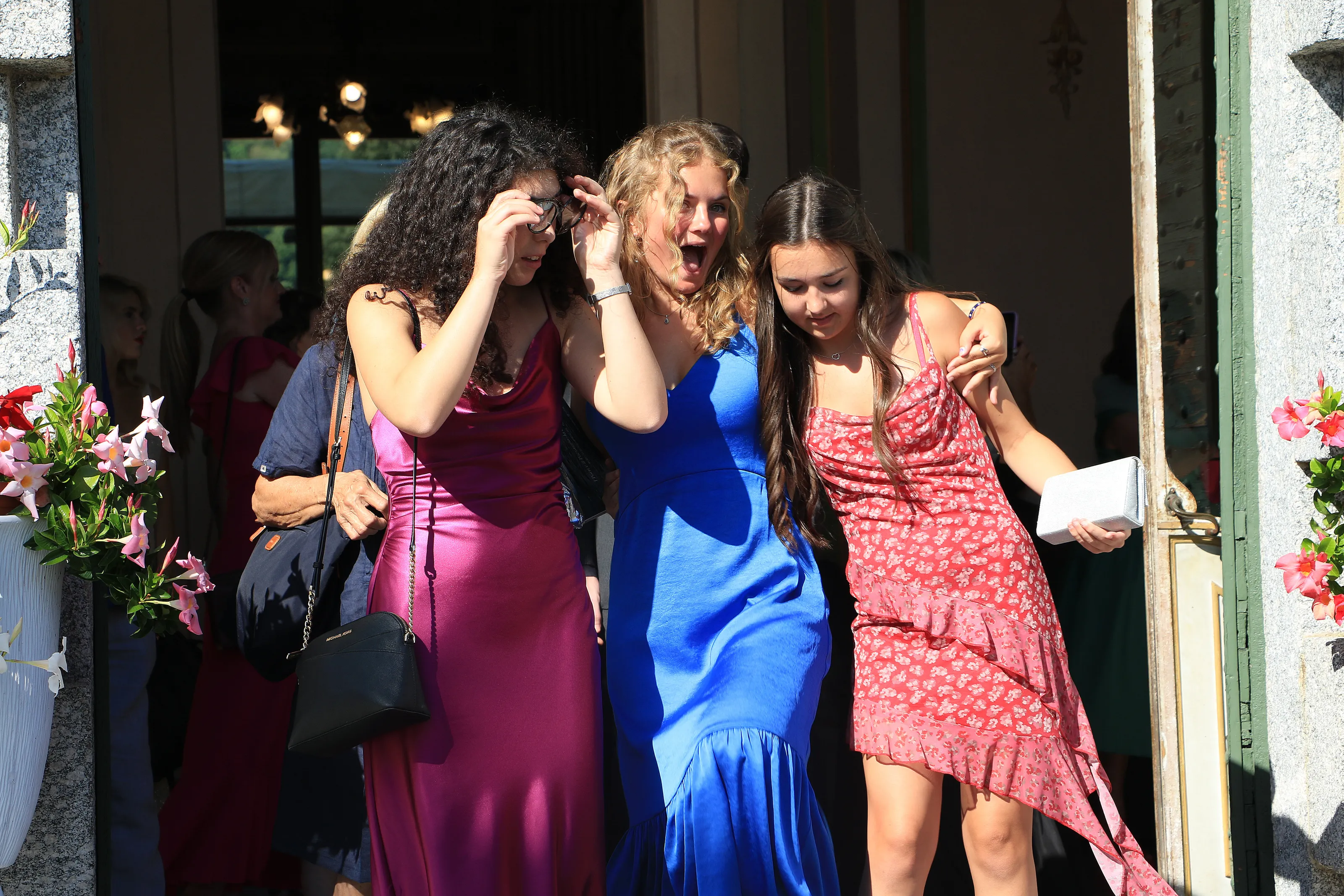 Girls having fun